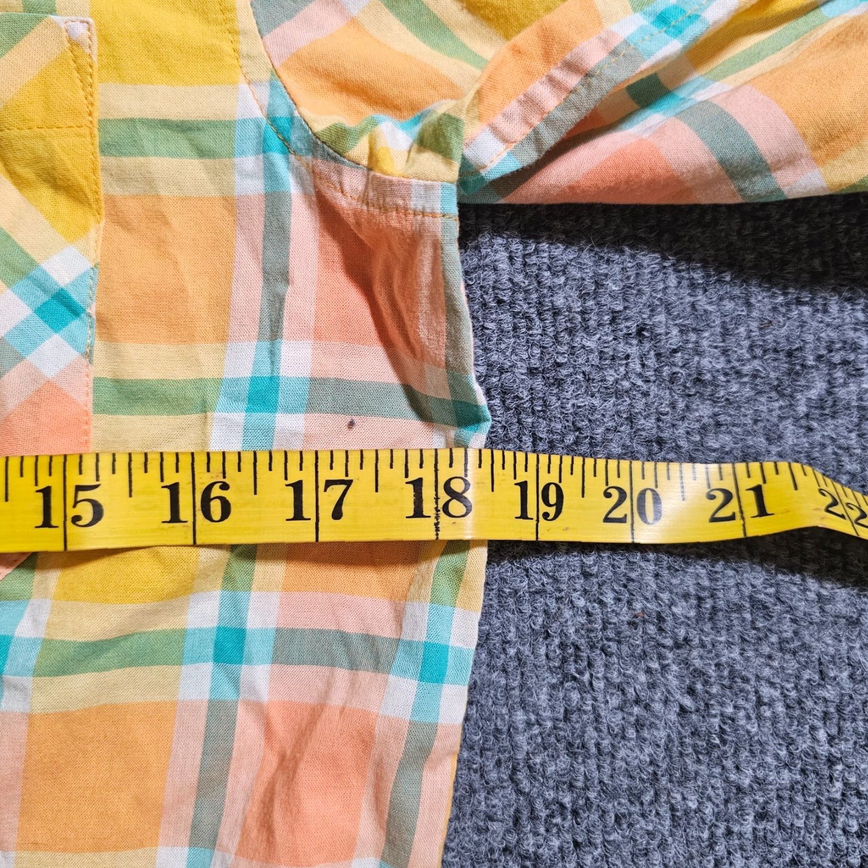 Vintage L.L. Bean Blouse Shirt Womens Size 10 Yellow Plaid Button Long Sleeve Casual Fall Winter Spring Ready to Ship Mens Womens Girls Boys Size L / US 10 / IT 46 - 5 Thumbnail
