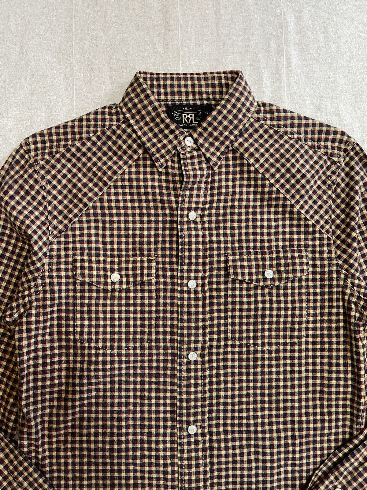 Polo Ralph Lauren × RRL Ralph Lauren RRL RALPH LAUREN WESTERN STYLE SHIRT Size US M / EU 48-50 / 2 - 5 Thumbnail
