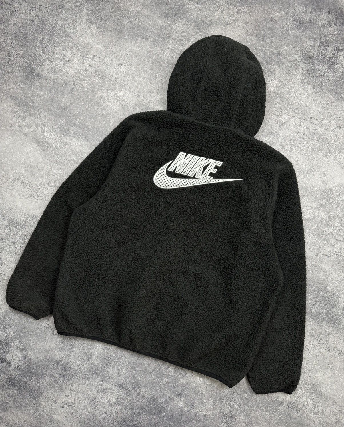 Nike Nike Sherpa Fleece Hoodie Ninja Anorak Jacket Size US XL / EU 56 / 4 - 12 Thumbnail