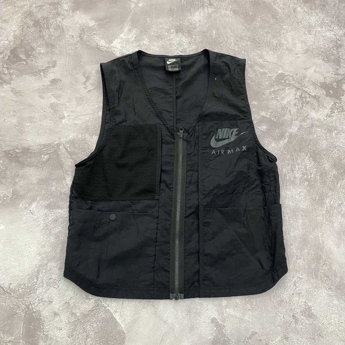 Nike Vintage Nike Air Max Tech Pack Nylon Cargo Vest Size US S / EU 44-46 / 1 - 1 Thumbnail
