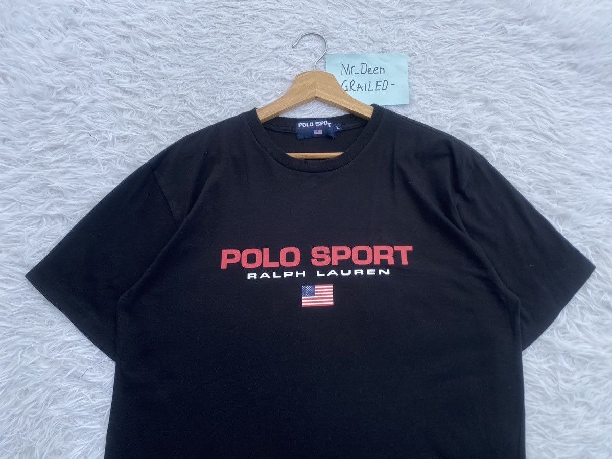 Polo Ralph Lauren Rare Vintage Polo Sport Ralph Lauren Spellout Tshirt Size US L / EU 52-54 / 3 - 5 Thumbnail