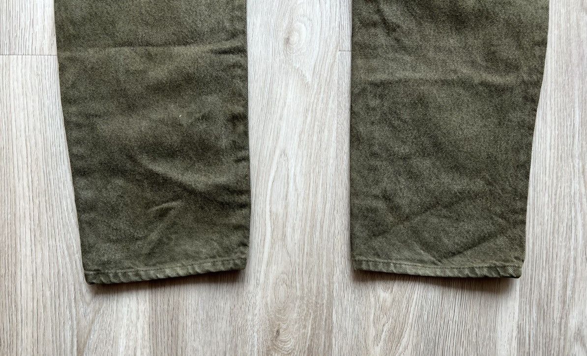 Armani × Vintage Vintage Armani Jeans Denim Dark Green Pants Size 29" - 12 Thumbnail