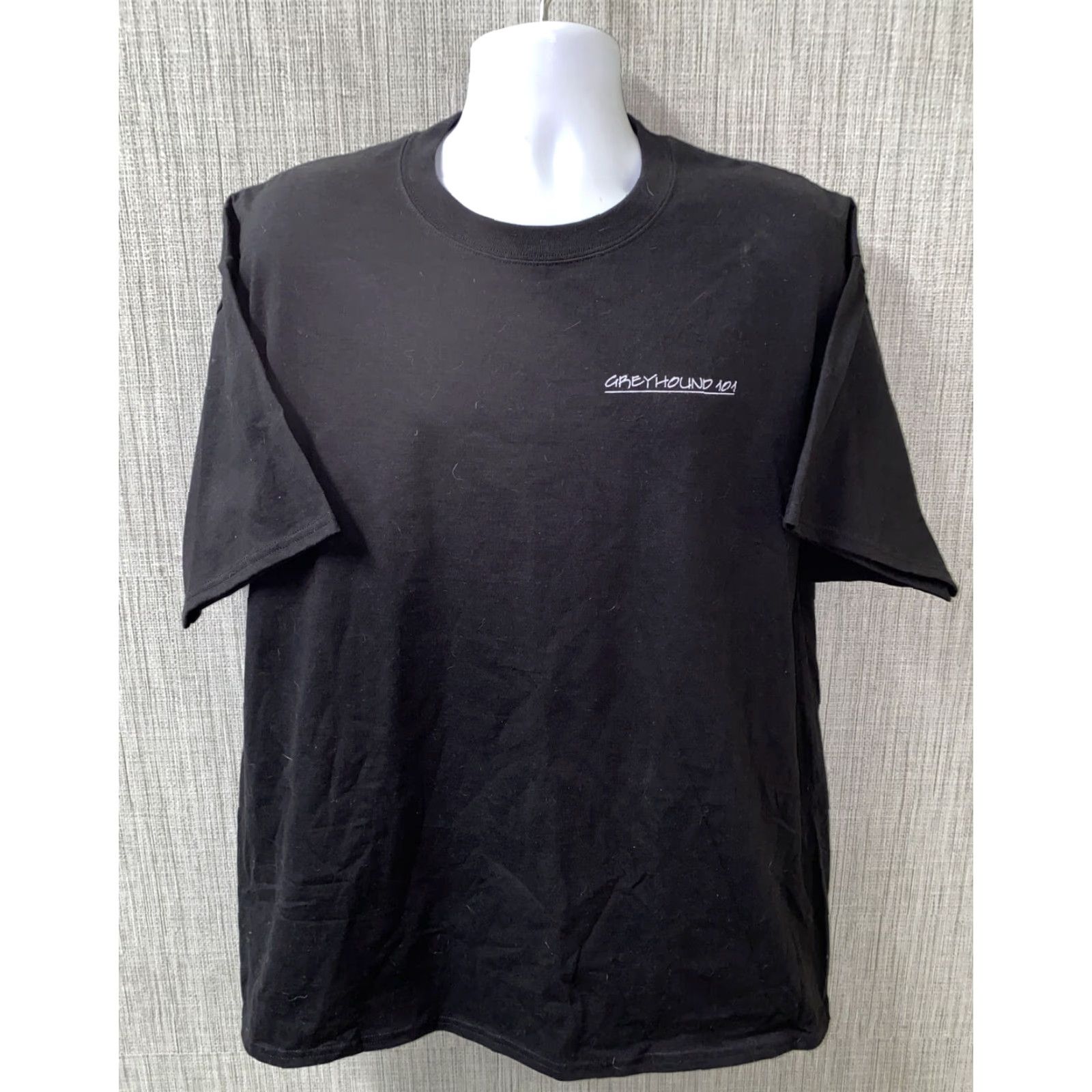Hanes Hanes Beefy-T Black Short Sleeve T-Shirt Mens XL Grey Hound 101 NWT Size US XL / EU 56 / 4 - 2 Thumbnail