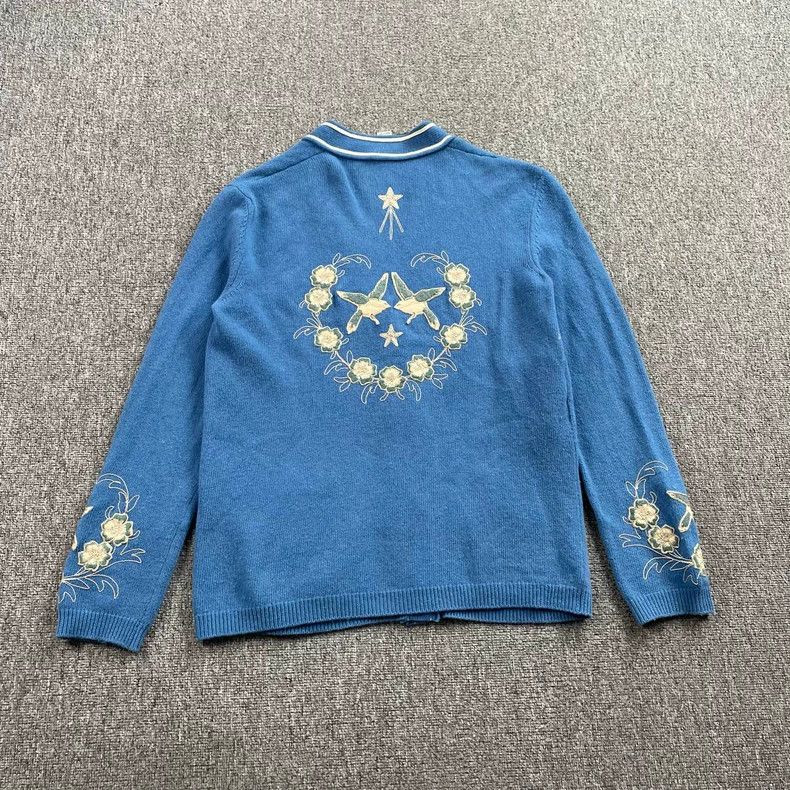 Gucci Gucci New era Gucci Yankees co-branded blue cardigan jacket Size US XS / EU 42 / 0 - 3 Thumbnail