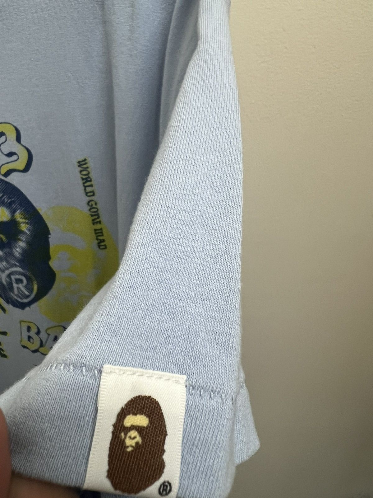 Bape Bape Pigment Three Ape Head Tee Size US L / EU 52-54 / 3 - 4 Thumbnail