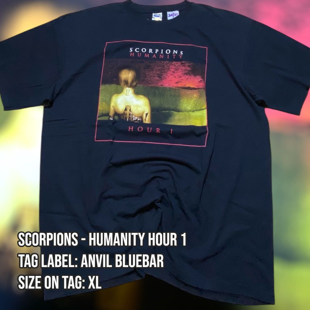 Anvil × Band Tees Scorpions - Humanity World Tour Band Tee Size US XL / EU 56 / 4 - 1 Thumbnail