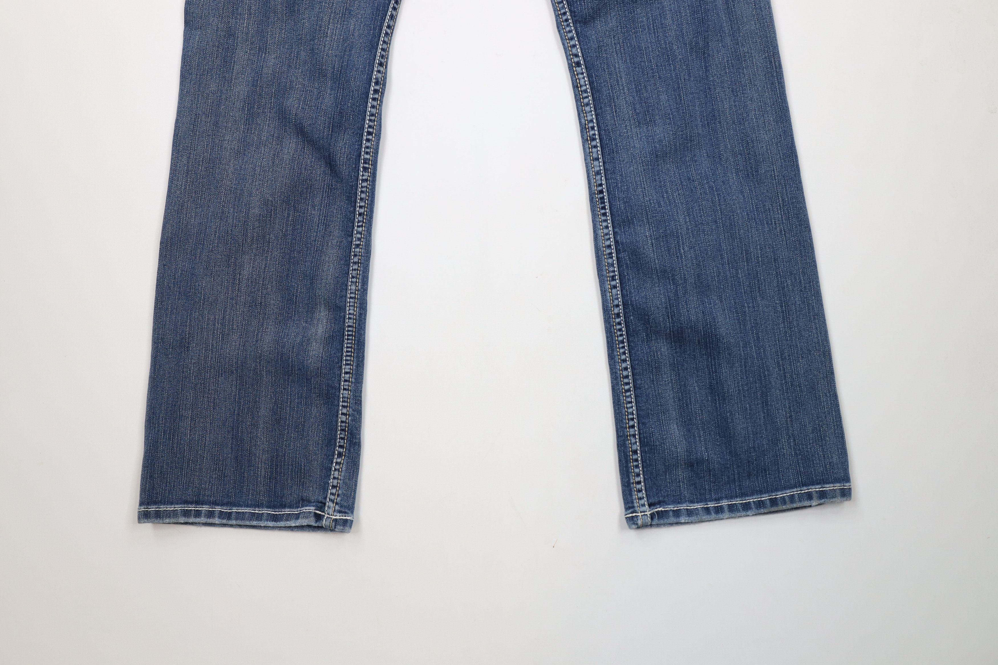 Vintage Buckle BKE Britni Stretch Flared Wide Leg Denim Jeans Blue Size 30" / US 8 / IT 44 - 12 Thumbnail