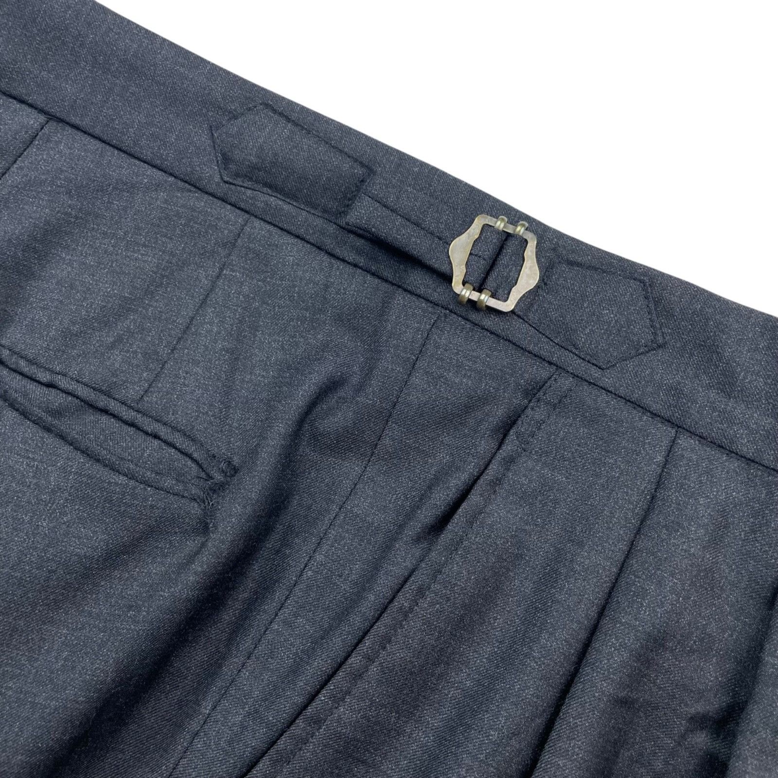 Other Dormeuil Men's 100% Wool Surgeon's Cuffs Suit Charcoal Gray Size 38S - 15 Thumbnail