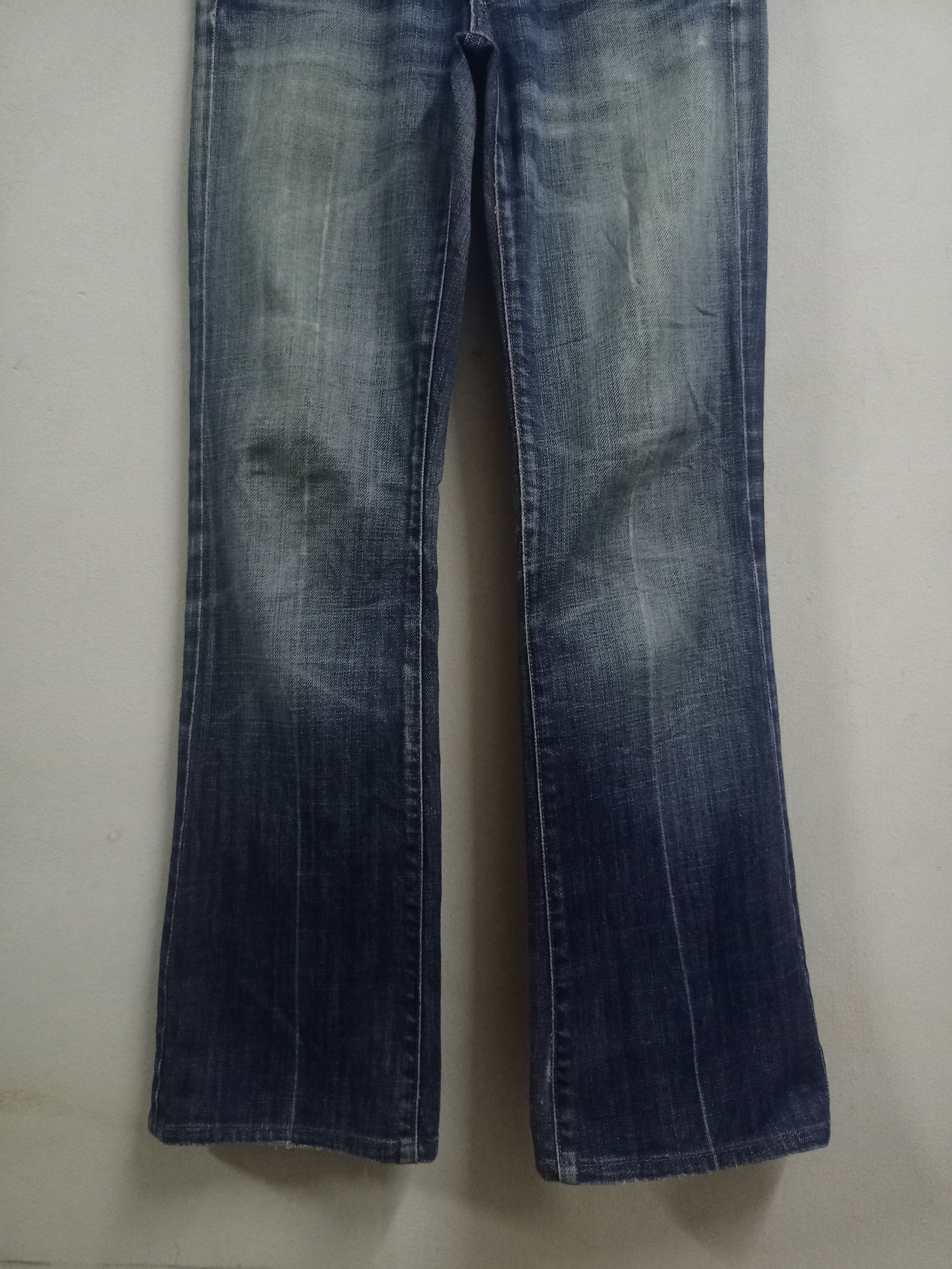 7 For All Mankind Vintage 7 For All Mankind Mud Wash Denim Flare Jeans Size 28" / US 6 / IT 42 - 5 Thumbnail