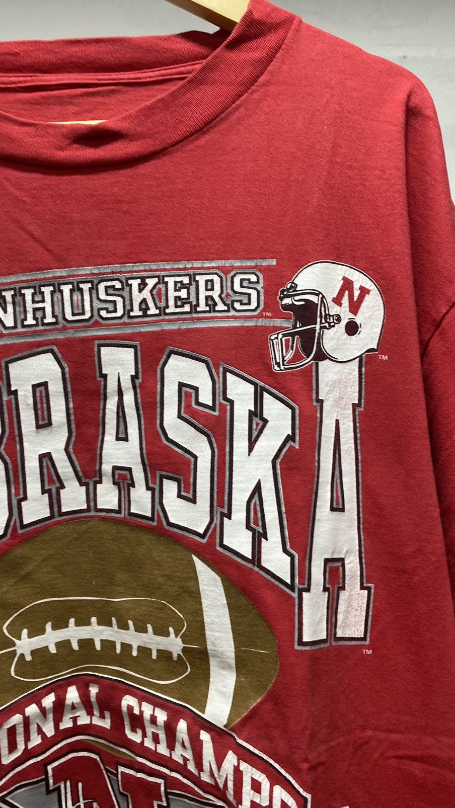 NFL × Vintage 💥Vintage 1995 Nebraska Champs Size US XL / EU 56 / 4 - 6 Thumbnail