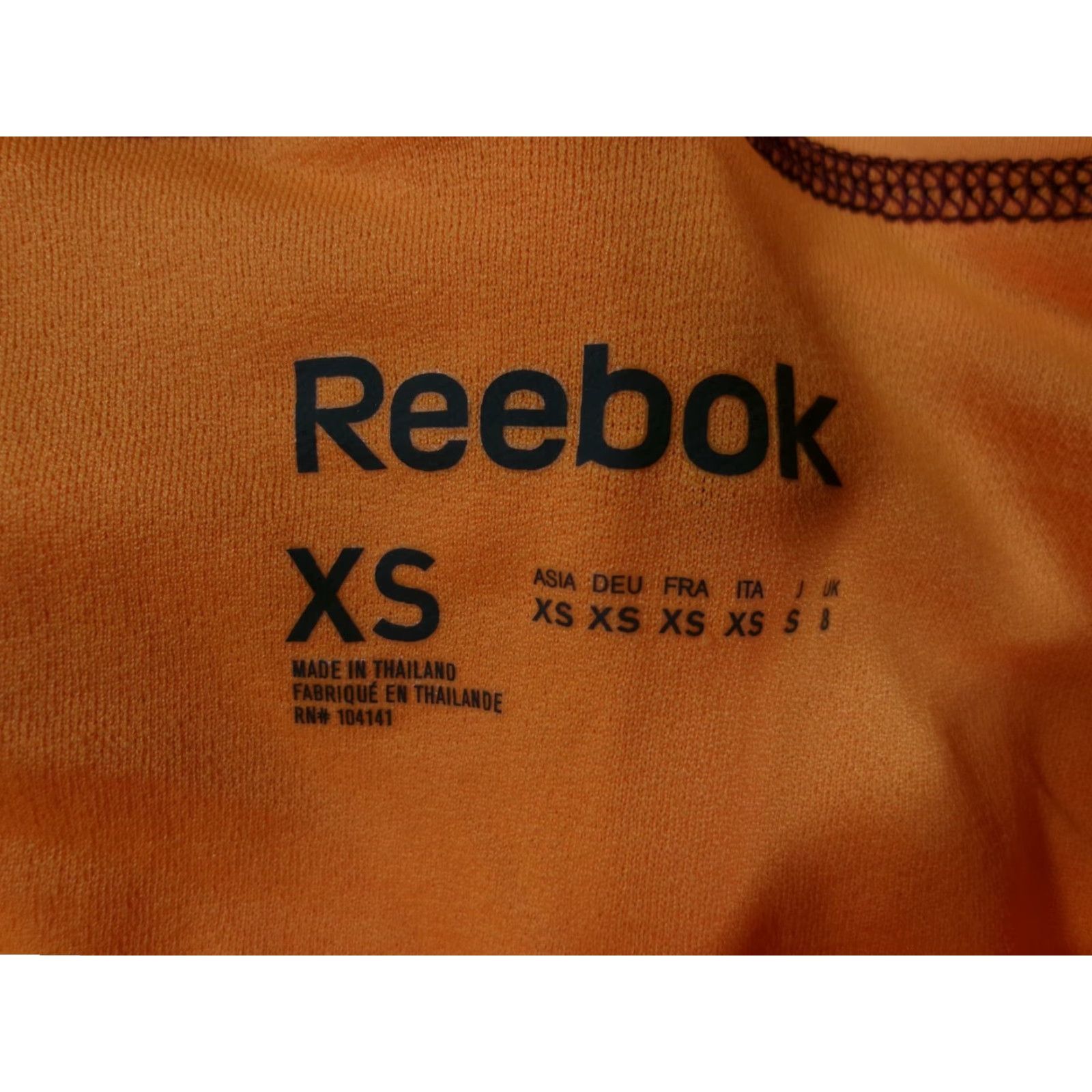 Reebok Reebok ShortS Running Womens XS Orange Speedwick Polyester Athletic Liner Fit Size 26" / US 2 / IT 38 - 7 Thumbnail
