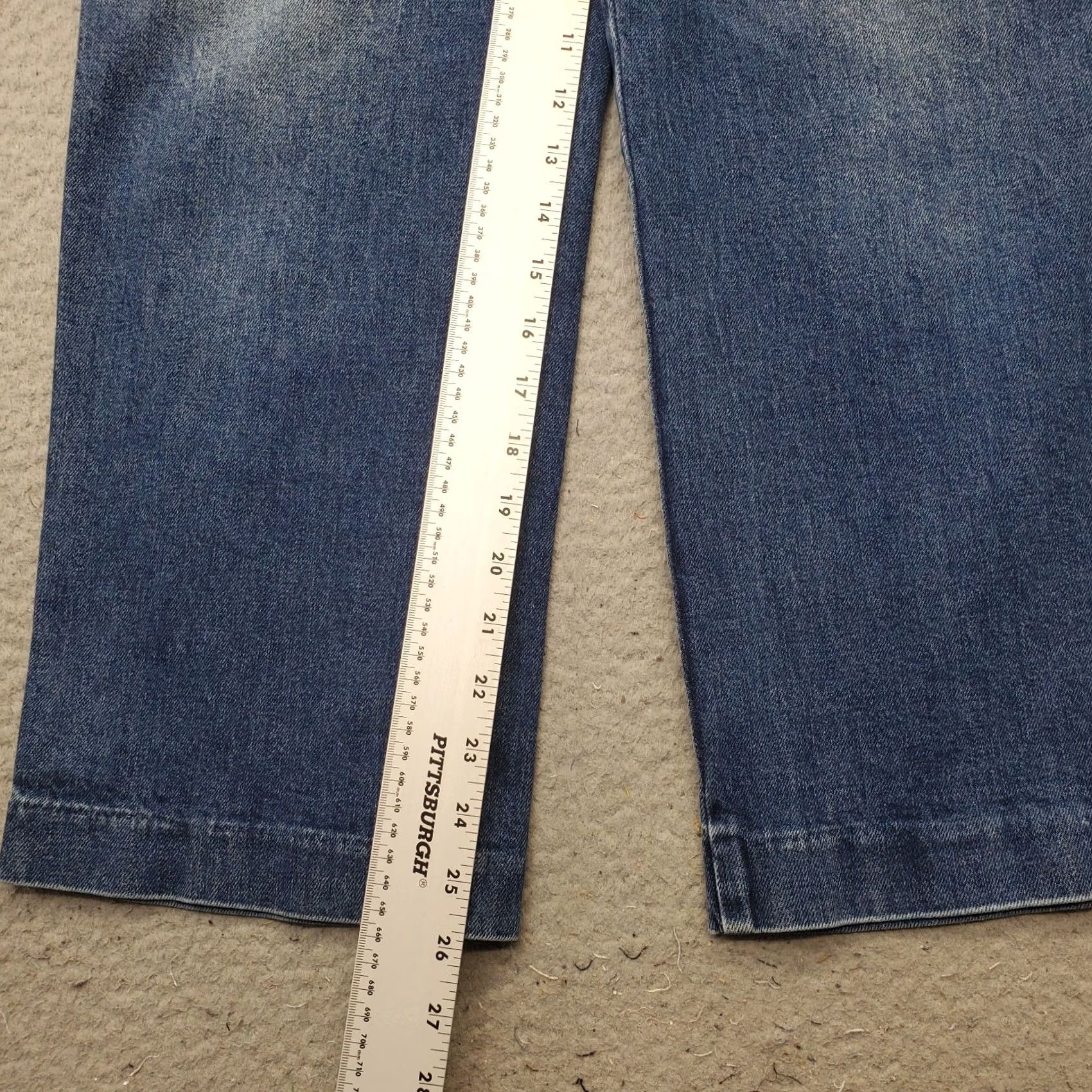 Old Navy Old Navy Jeans Womens 12 Blue Denim Stretch Boho Faded Streetwear Medium Wash Jeans Womens 12 Blue Denim Stretch Size 34" / US 12 / IT 48 - 4 Thumbnail