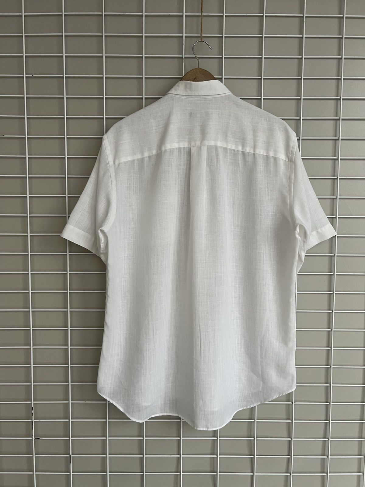 Burberry Burberry London Linen/Polyester Button Shirt Mens Size L Size US L / EU 52-54 / 3 - 7 Thumbnail