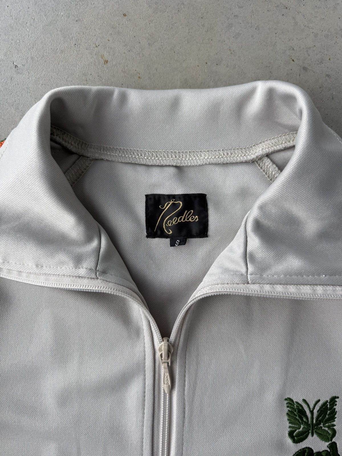 Needles Needles Embroidered Logo Green & Orange Stripe Track Jacket Size US M / EU 48-50 / 2 - 6 Thumbnail