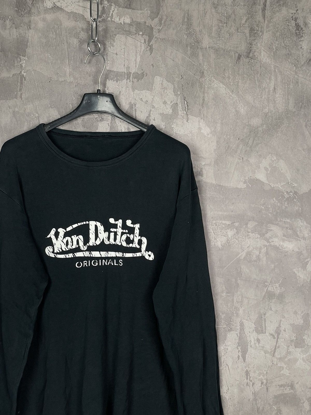 Japanese Brand × Vintage × Von Dutch Vintage Von Dutch Big Logo Streetwear Rare Y2K Long Sleeve Size US M / EU 48-50 / 2 - 4 Thumbnail