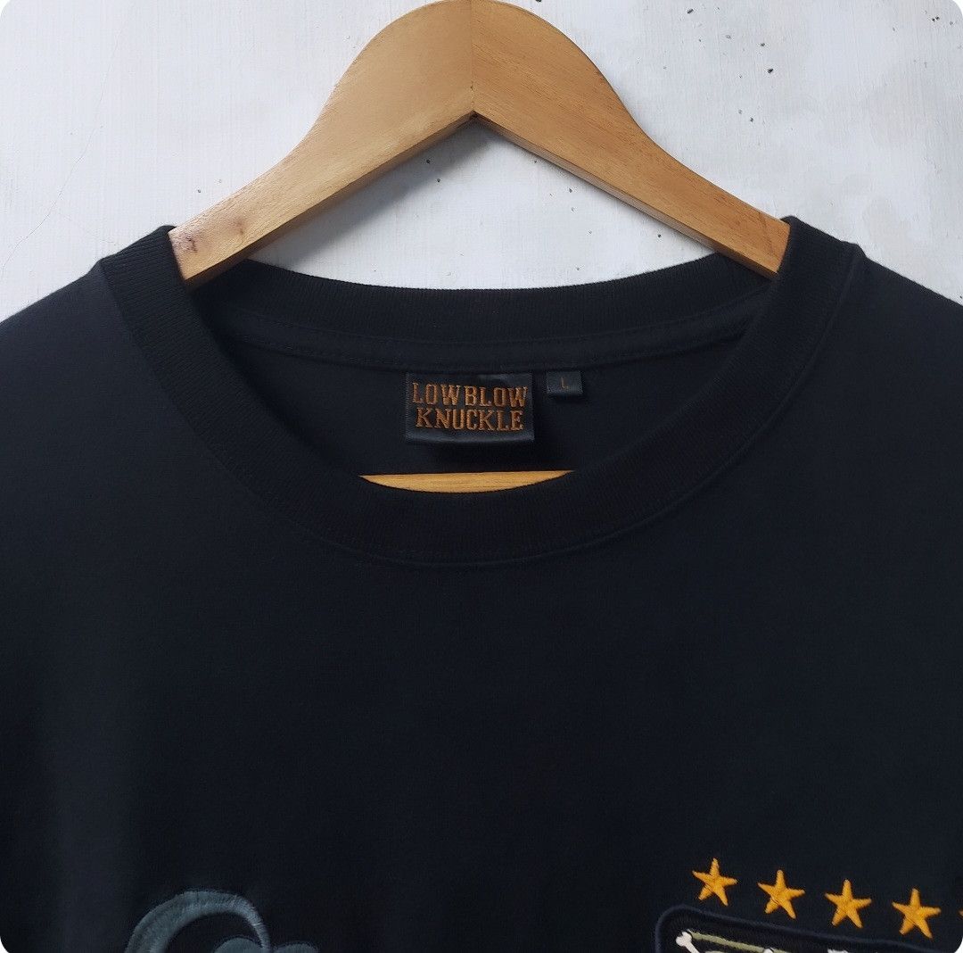 Japanese Brand × One Piece Low Blow Knuckle X One Piece Embroidery Tshirt Size US L / EU 52-54 / 3 - 8 Thumbnail