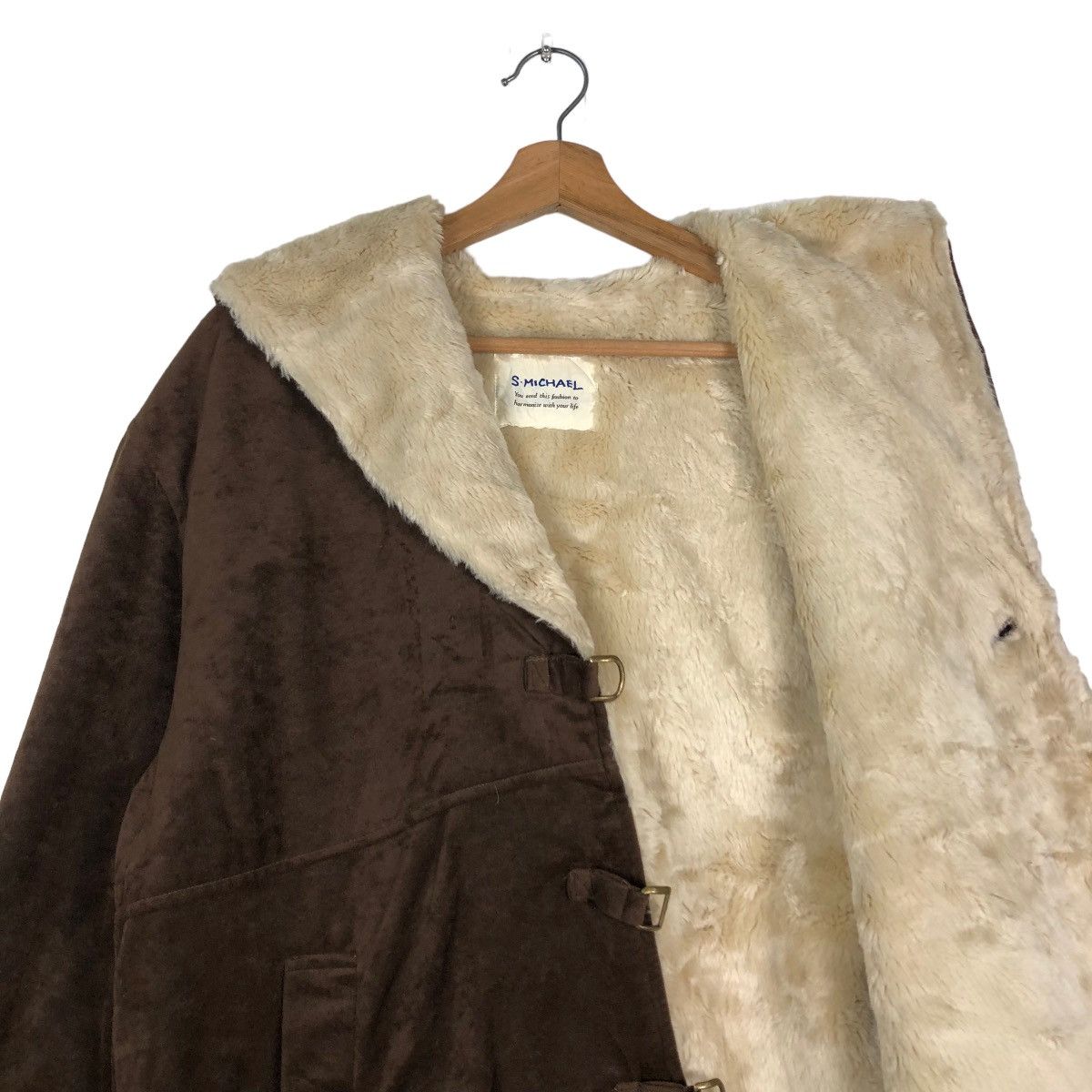 Japanese Brand × Vintage 📌VINTAGE BIKER JACKET S-MICHAEL MINK FUR SHEARLING Size US M / EU 48-50 / 2 - 9 Thumbnail