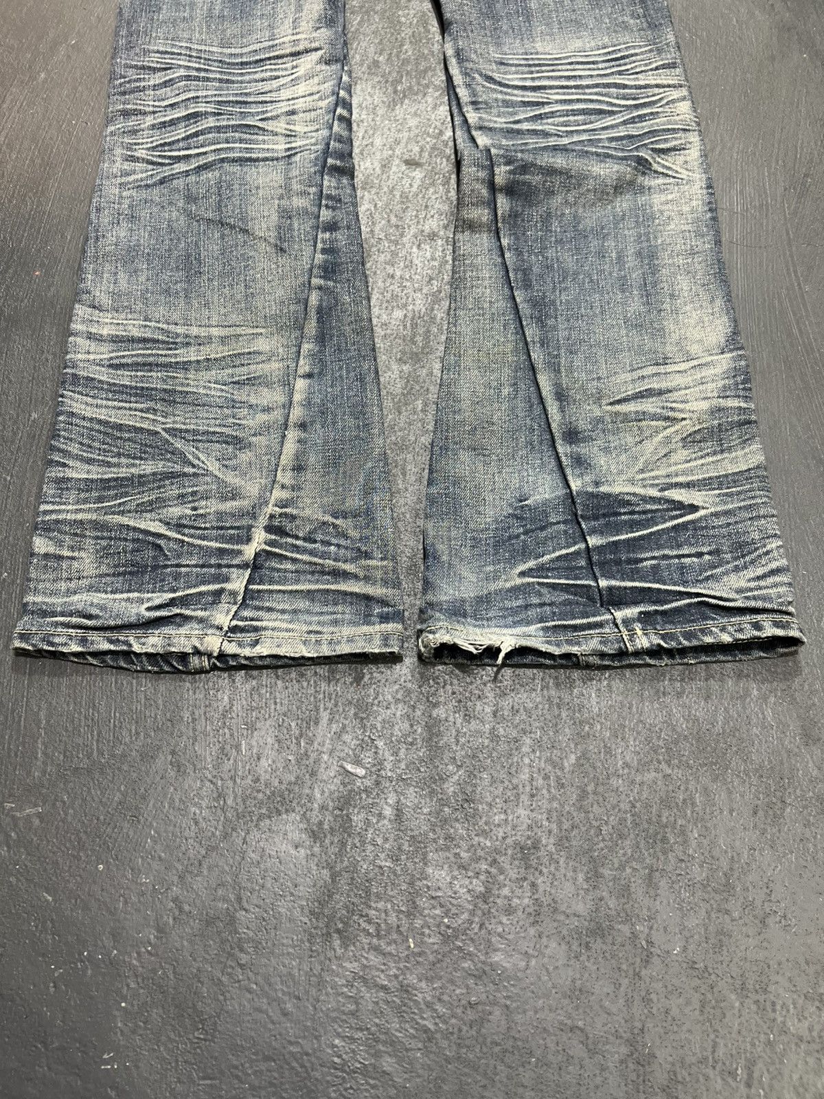 Michel Klein Michel Klein Flare Style Jeans Size US 30 / EU 46 - 9 Thumbnail