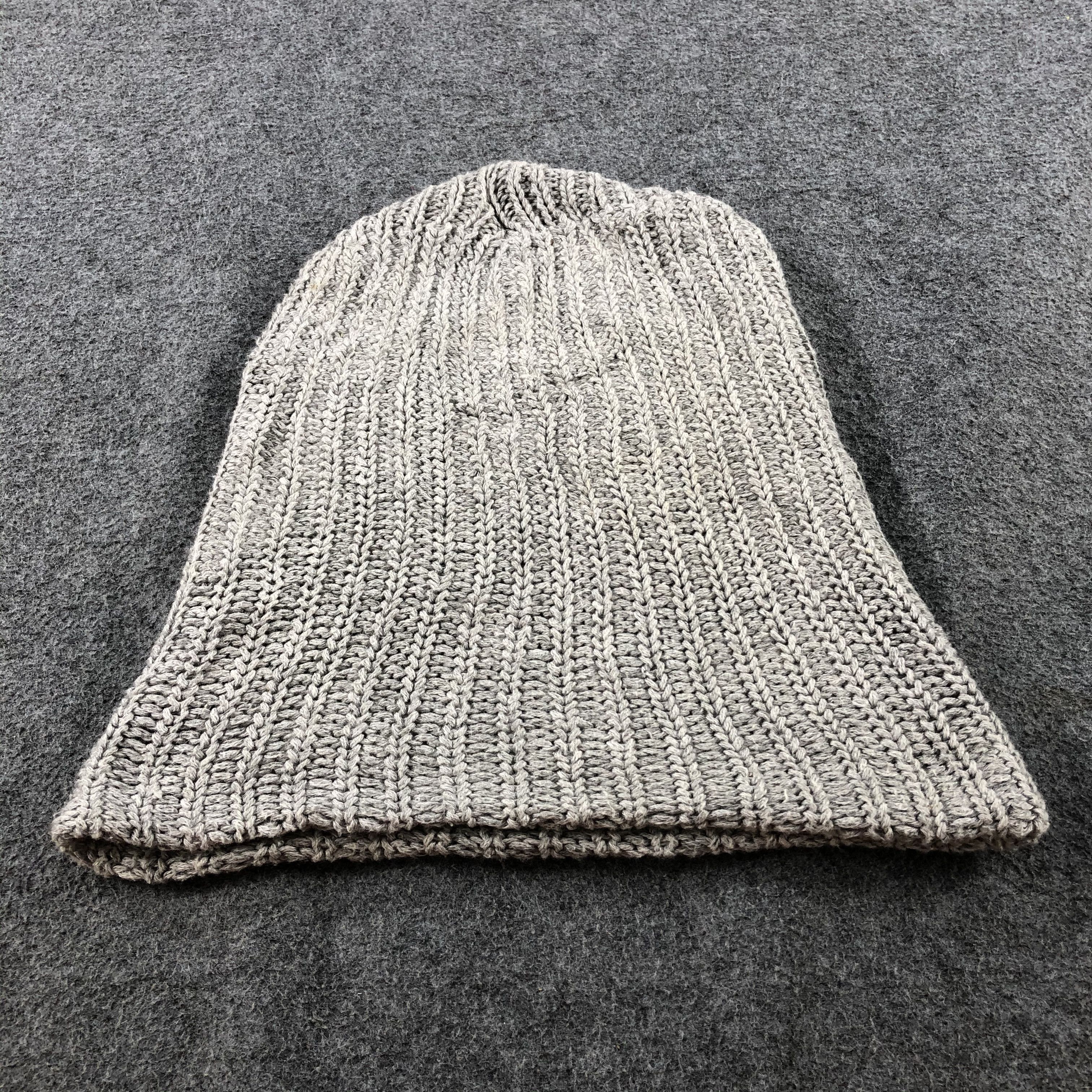 Vintage Unknown Made in USA Grey Beanie Cotton Snowcap Snow Hat B483 Size ONE SIZE - 4 Thumbnail