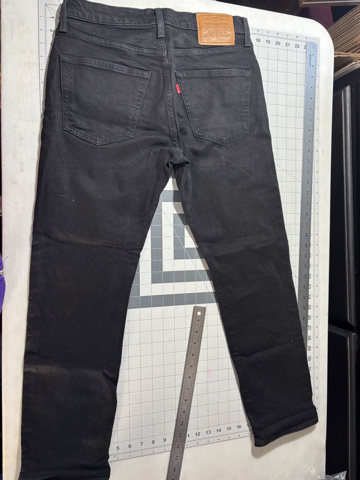 Levi's 502 Regular black Size US 31 - 5 Thumbnail