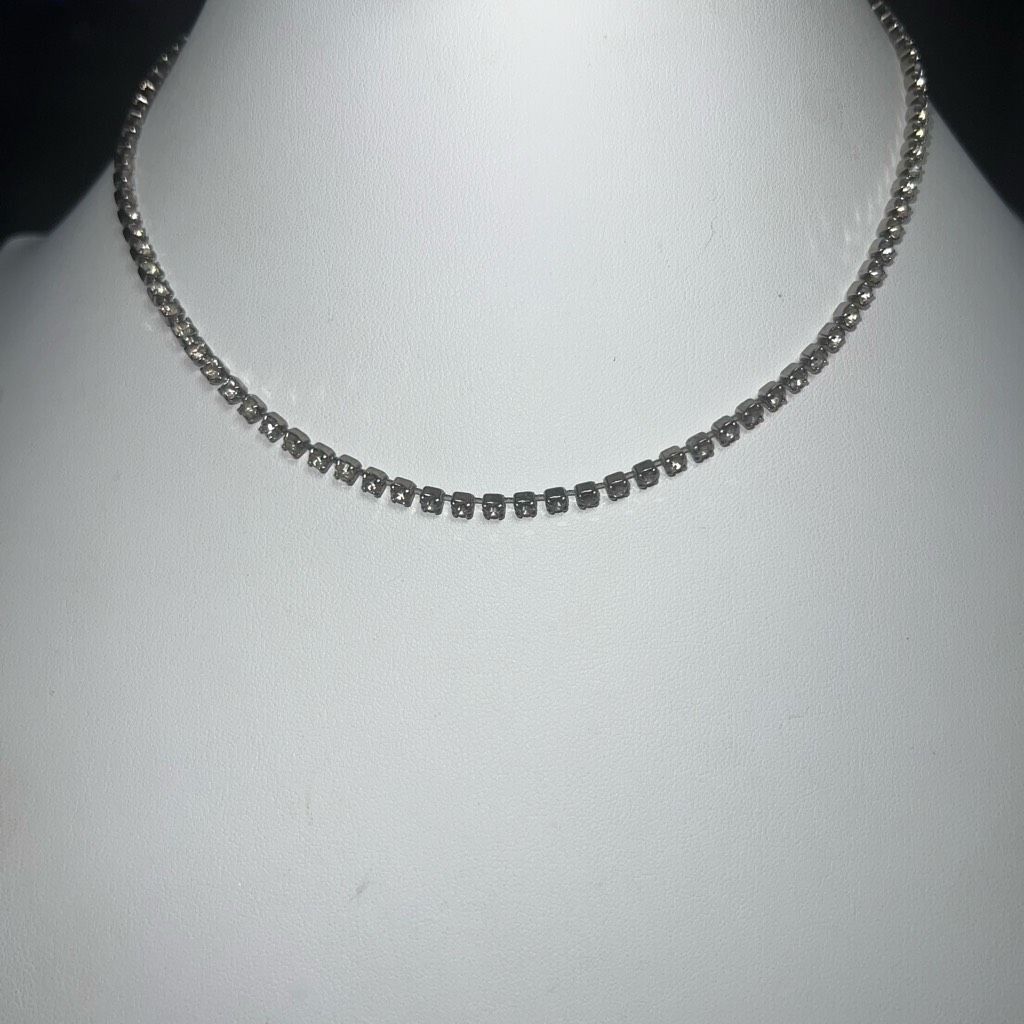 Vintage Vintage Prong Set Rhinestone Necklace Size ONE SIZE - 7 Thumbnail