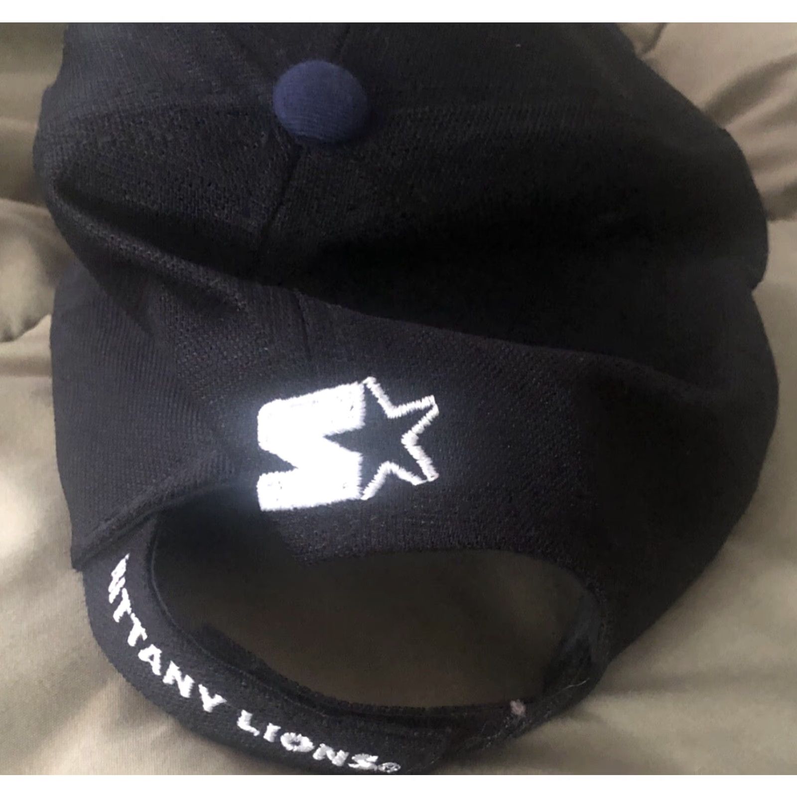Starter VINTAGE Penn State Nittany Lions Starter Hat Adjustable Logo Cap Navy Blue PSU Logo Hat Hat Size ONE SIZE - 2 Thumbnail