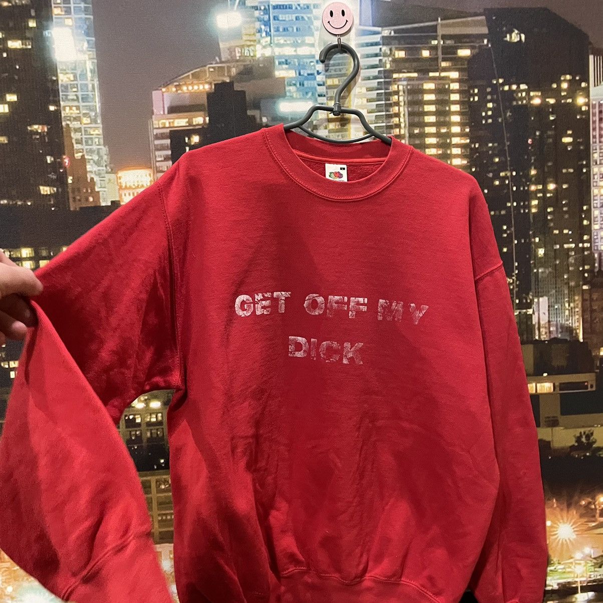 Band Tees HUMOR SWEATER GET OFF MY DICK PORNO STAR T SHIRT Size US L / EU 52-54 / 3 - 3 Thumbnail