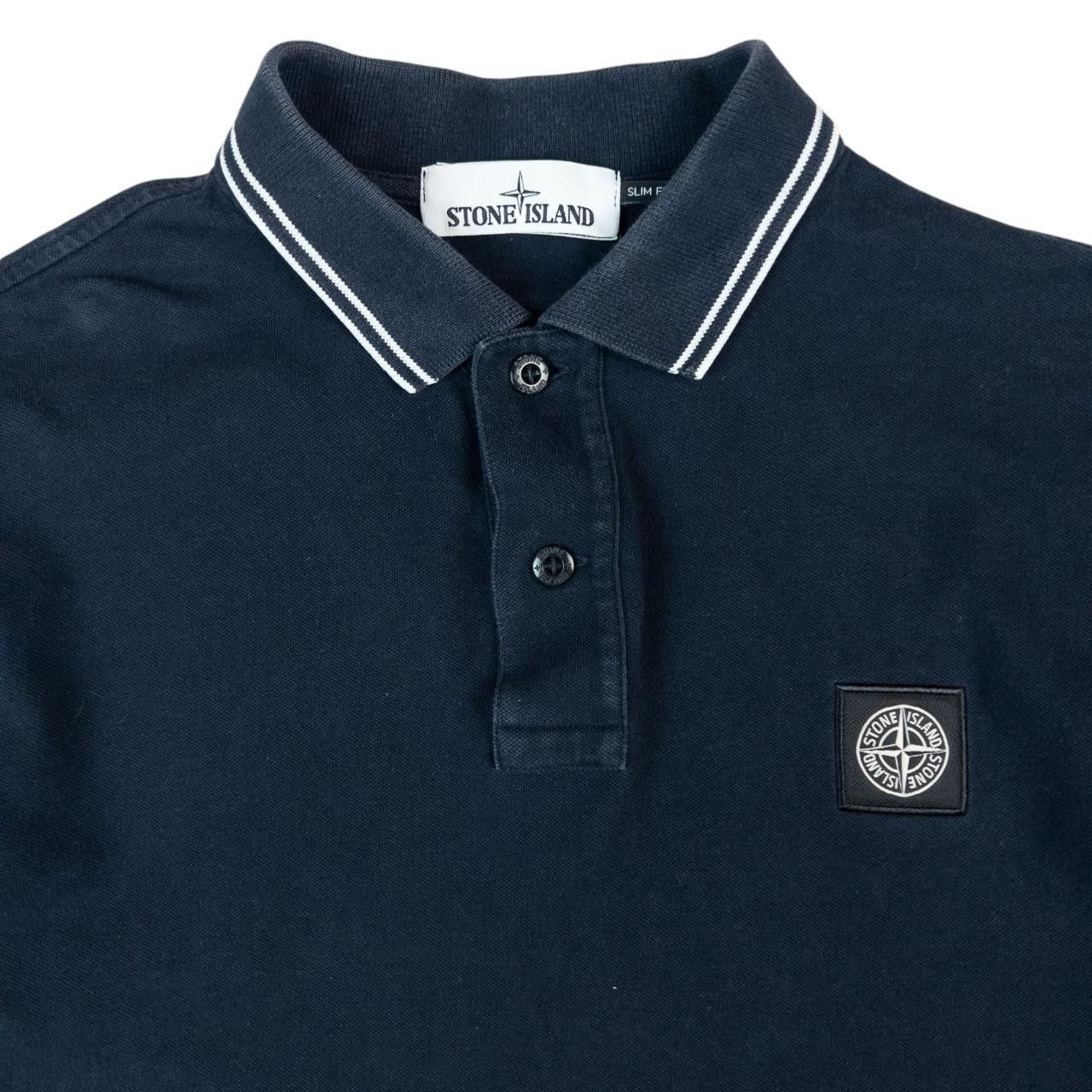 Stone Island Vintage Stone Island Long Sleeve Polo Shirt Size S Size US S / EU 44-46 / 1 - 3 Thumbnail