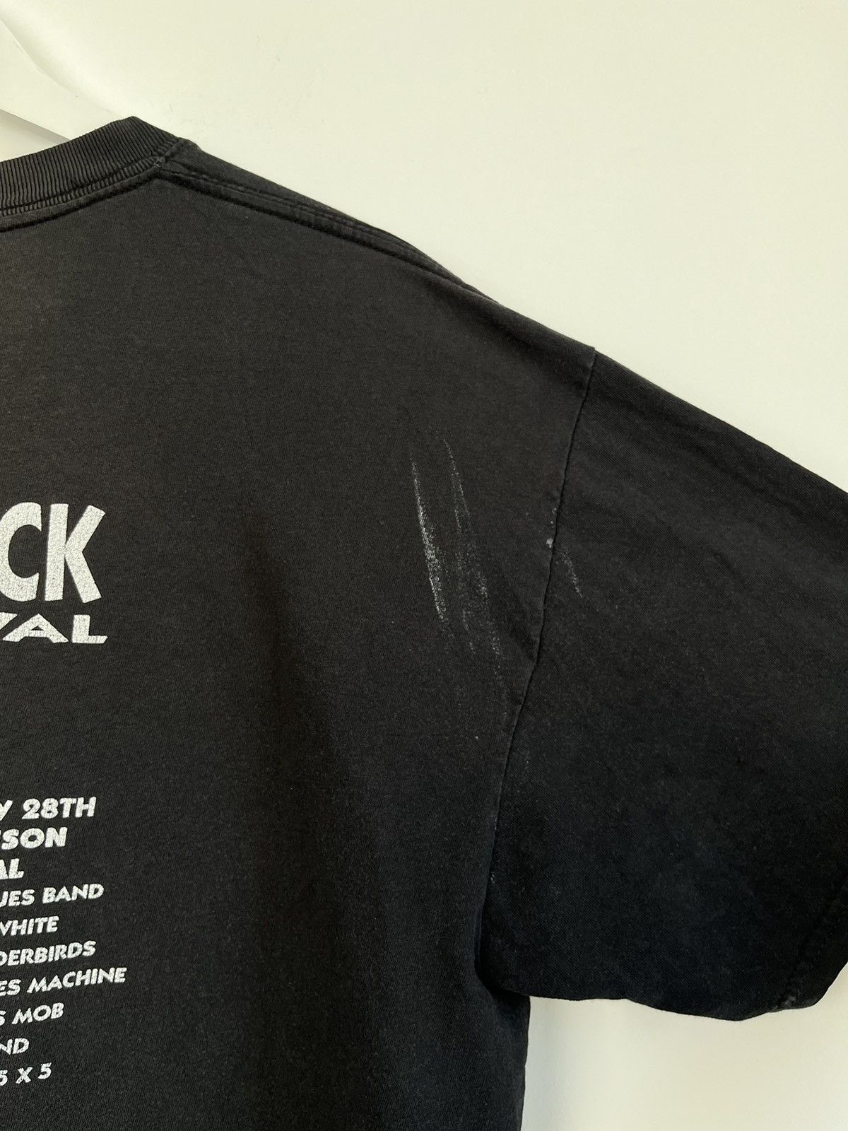 Vintage Vintage Bishopstock Music Festival Gildan Sunfaded Tee Size US L / EU 52-54 / 3 - 6 Thumbnail