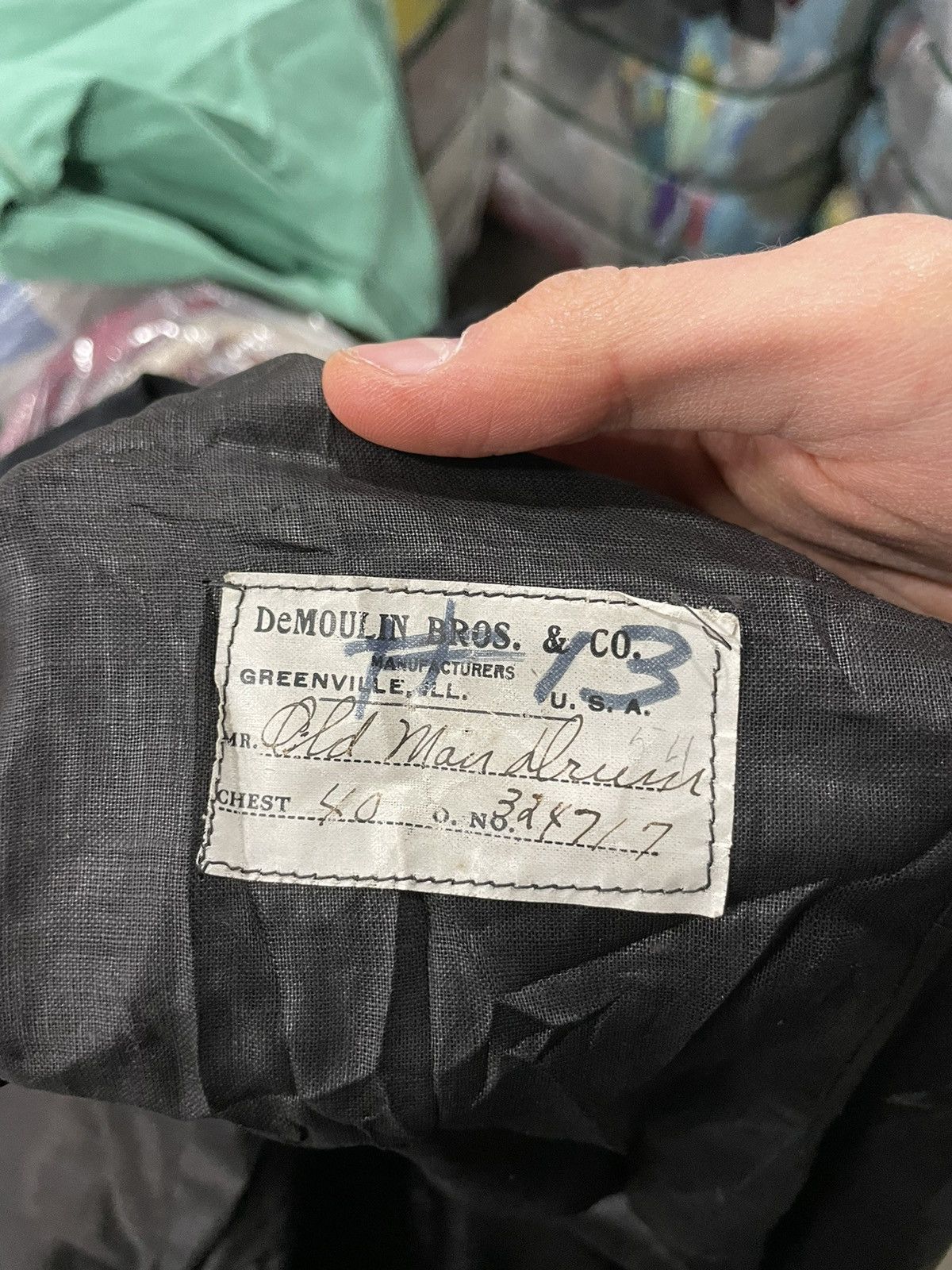 Vintage Vintage 1920’s Extremely Rare Archival Vest Size 40S - 9 Thumbnail