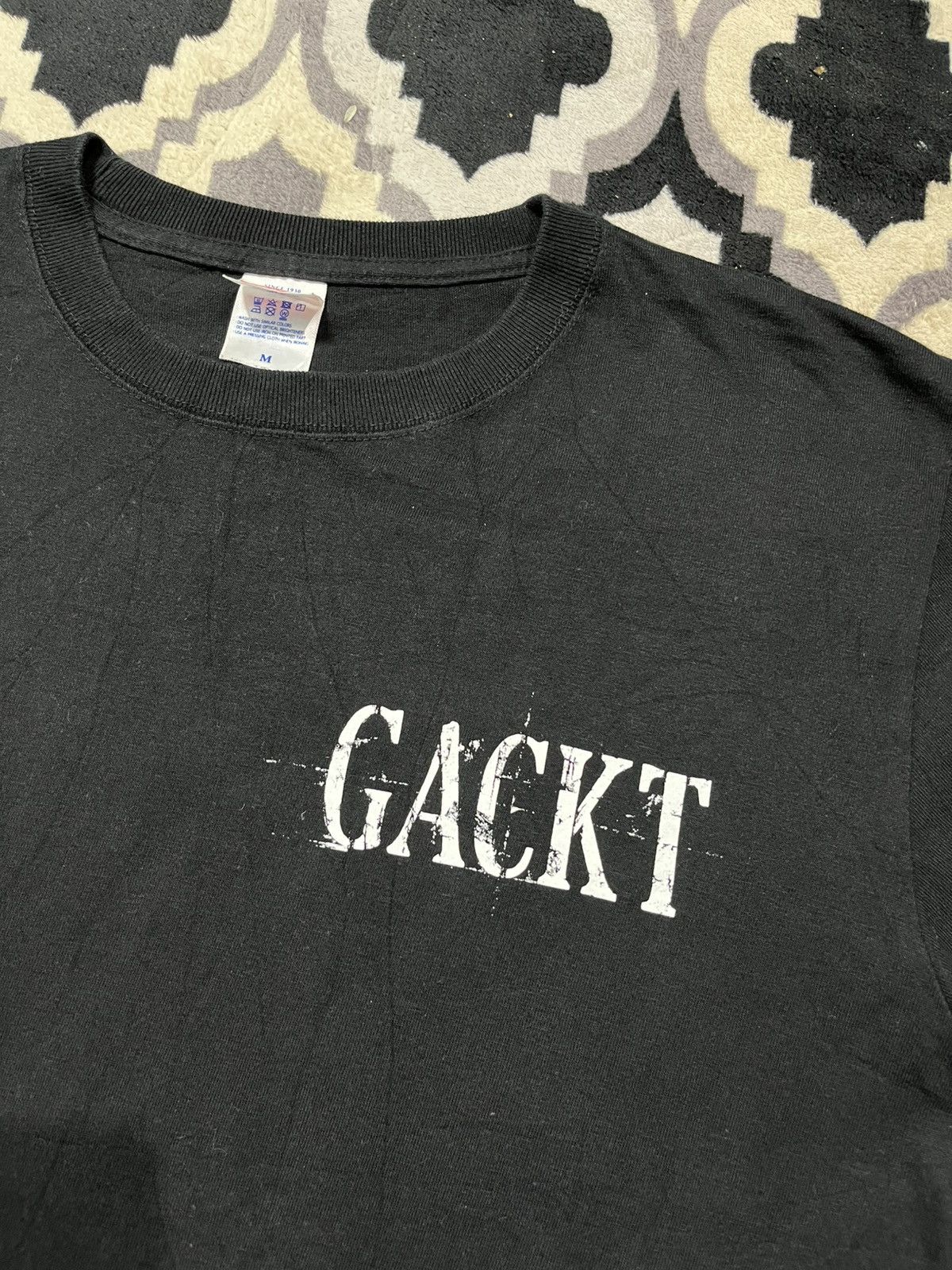 Vintage RARE gackt visual kei singer 20th anniversary tshirt Size US M / EU 48-50 / 2 - 6 Thumbnail