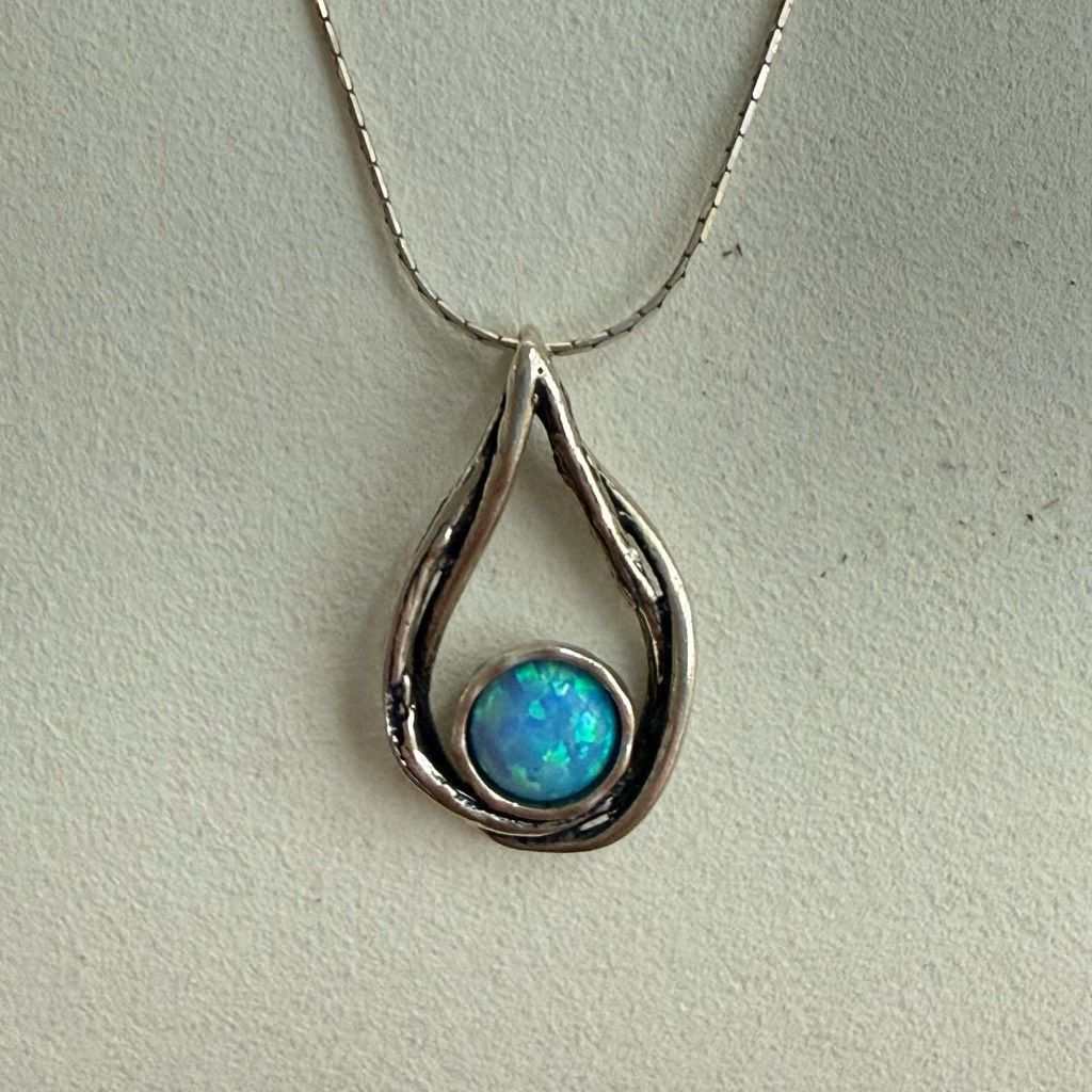 Other 4pc Artisan Blue Opal 925 Sterling Silver Hook Earrings Liqu Size ONE SIZE - 10 Thumbnail