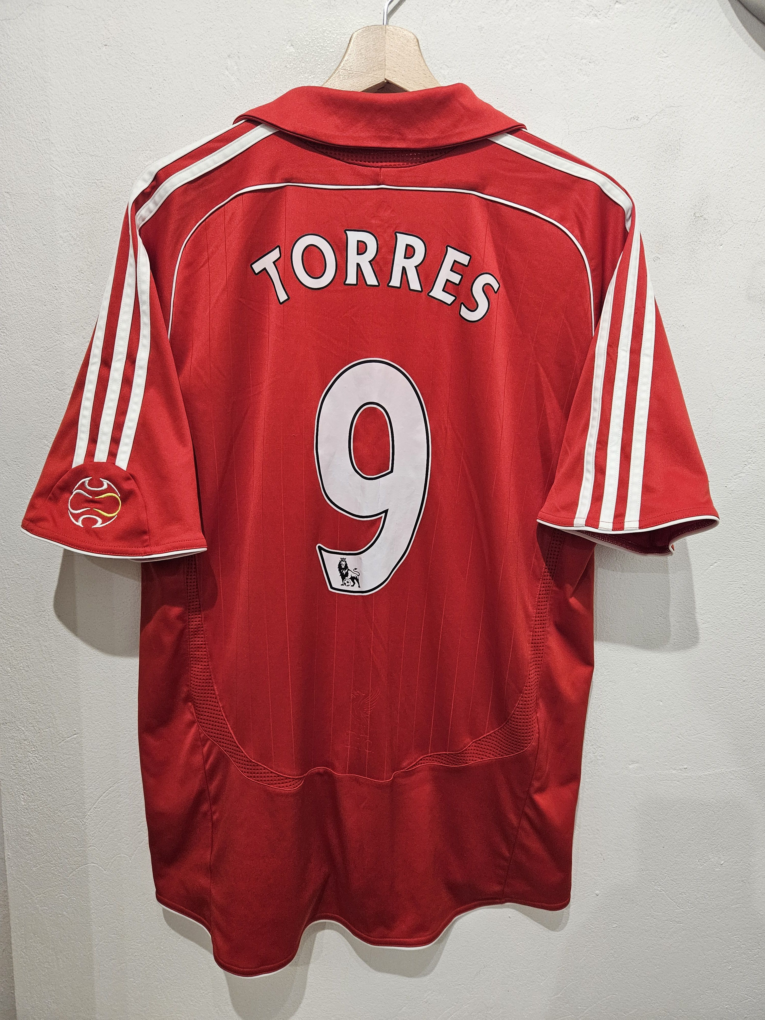 Adidas TORRES LIVERPOOL FC 2007 2008 SIZE M/L ADIDAS JERSEY Size US L / EU 52-54 / 3 - 1 Thumbnail