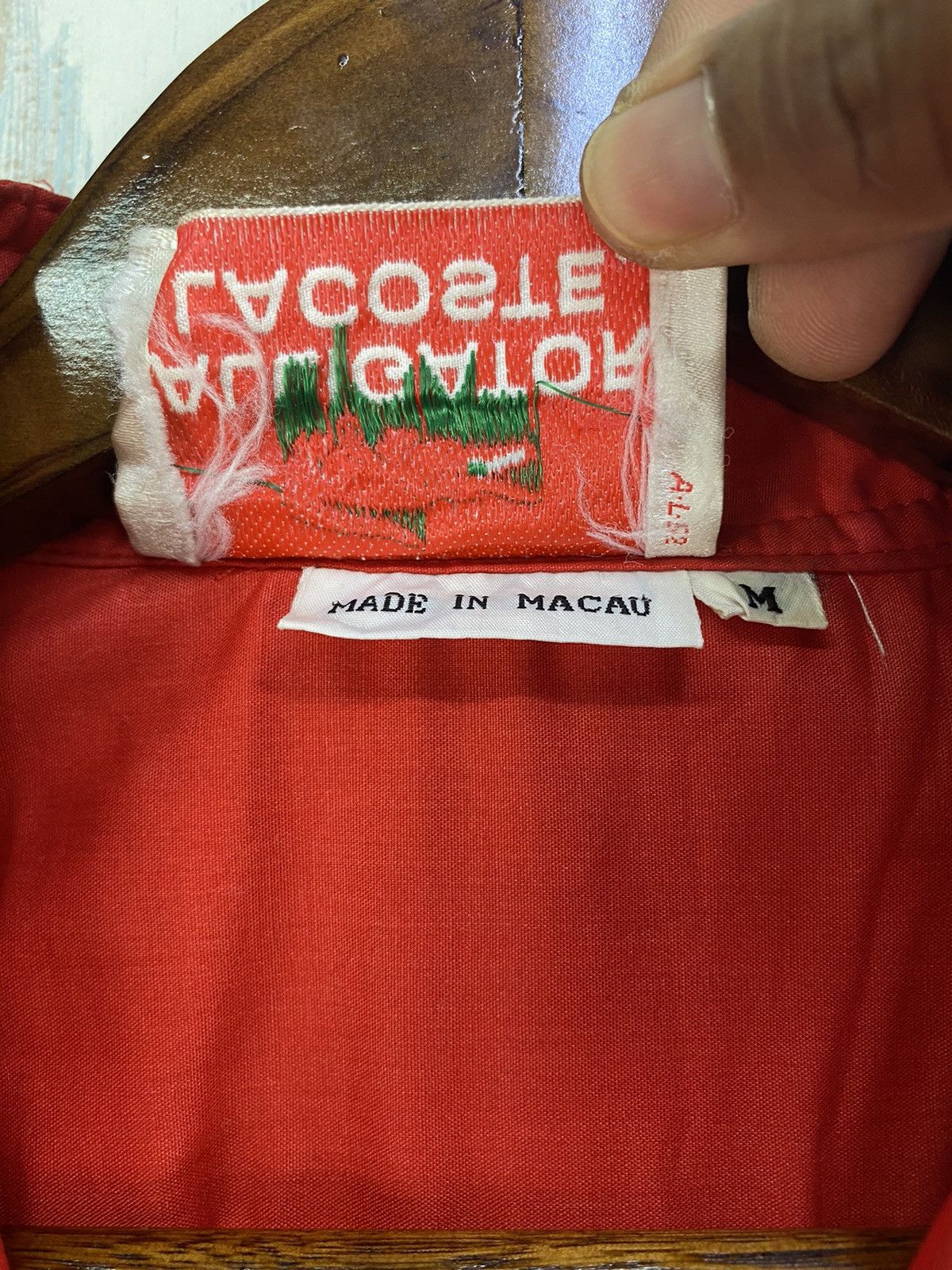 Lacoste Vintage Lacoste Alligator Red Jacket Size US M / EU 48-50 / 2 - 9 Thumbnail
