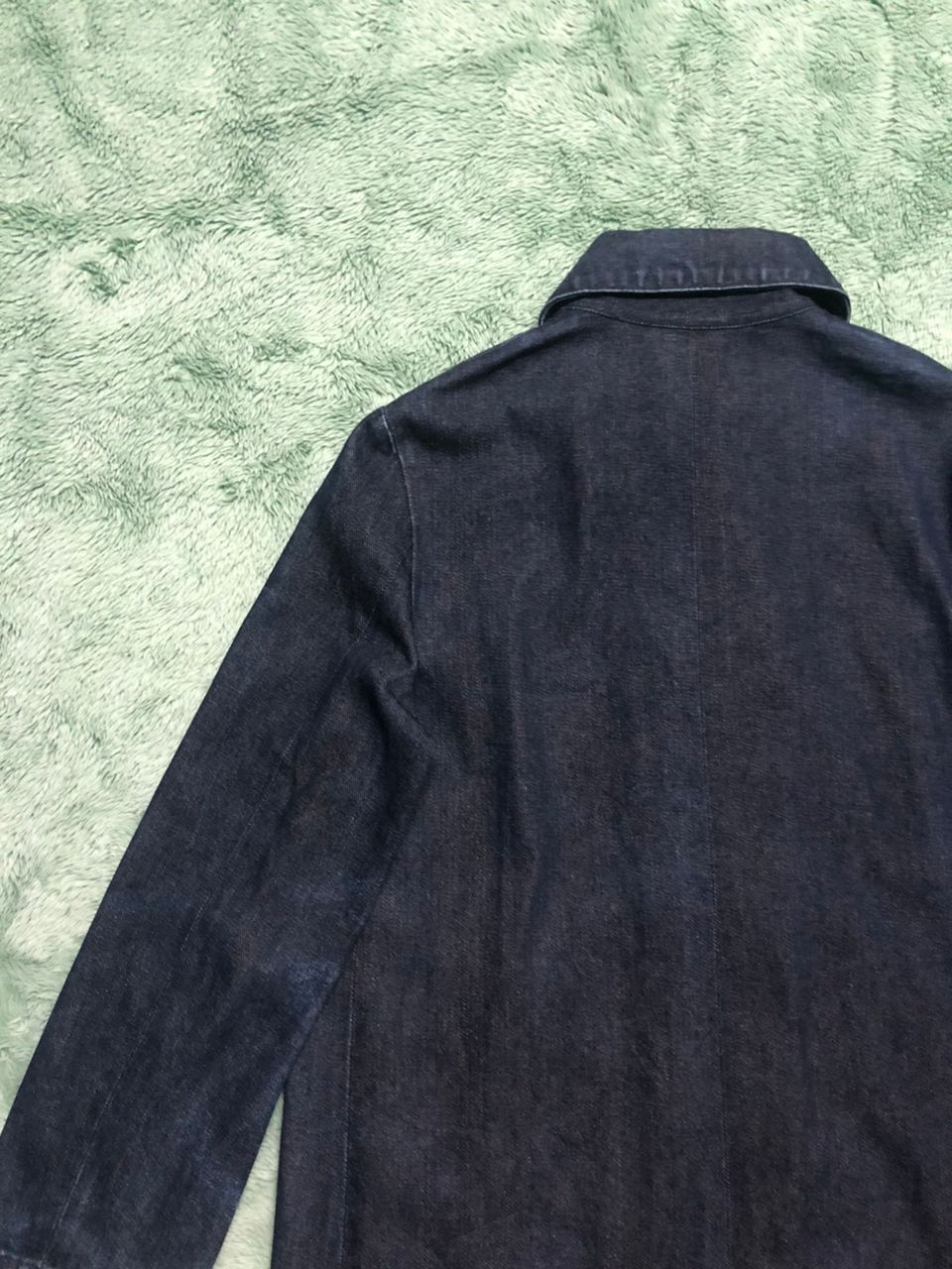 ATSURO TAYAMA × Denim & Co. × Japanese Brand VINTAGE A/T ATSURO TAYAMA DENIM COAT JACKET DISTRESSED FADED Size M / US 6-8 / IT 42-44 - 9 Thumbnail