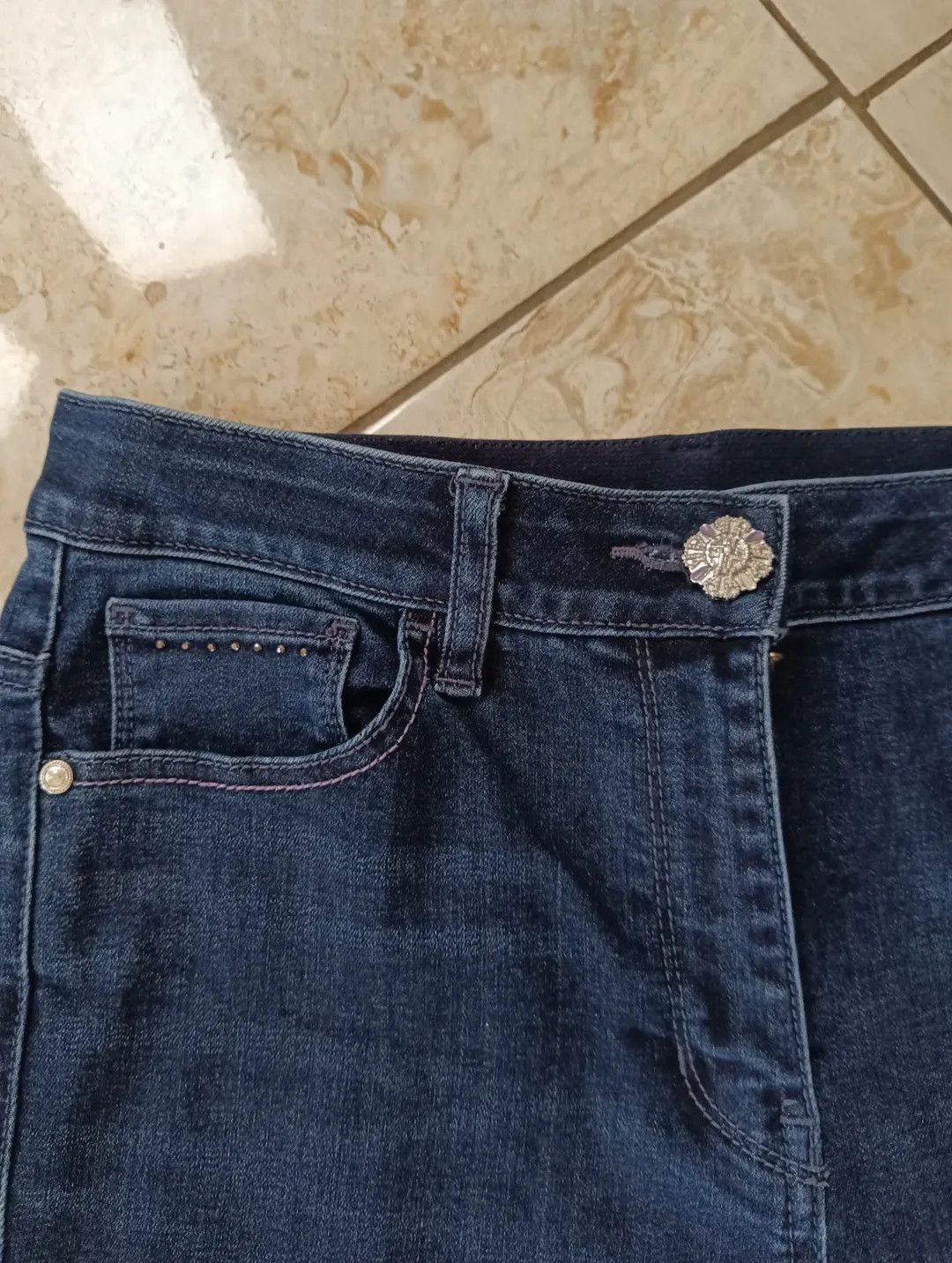 Karl Lagerfeld Karl Lagerfeld Cutbray Flare Bootcut Jeans Size 28" / US 6 / IT 42 - 5 Thumbnail