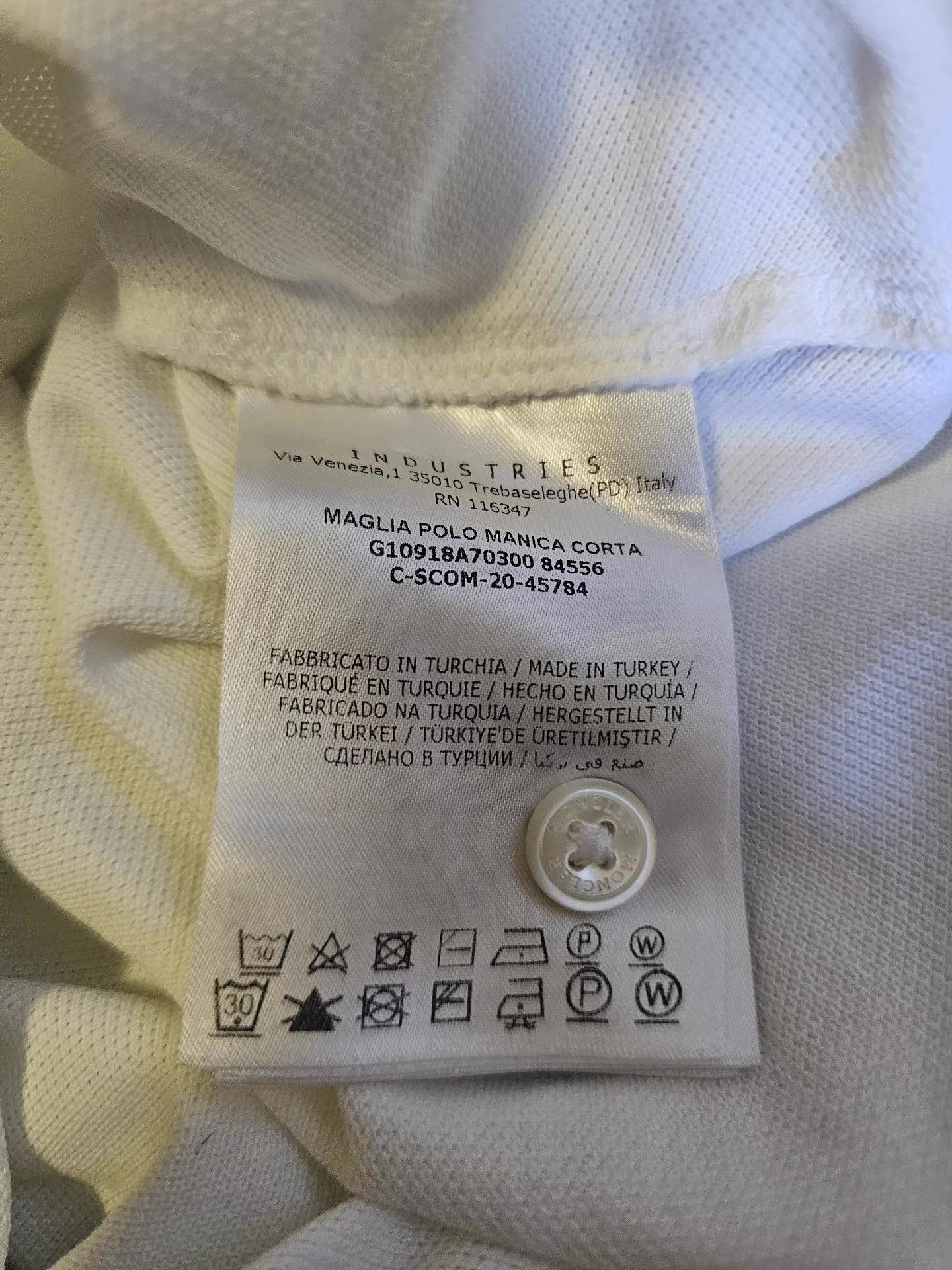 Moncler Moncler Men's Polo Shirt Size US M / EU 48-50 / 2 - 7 Thumbnail