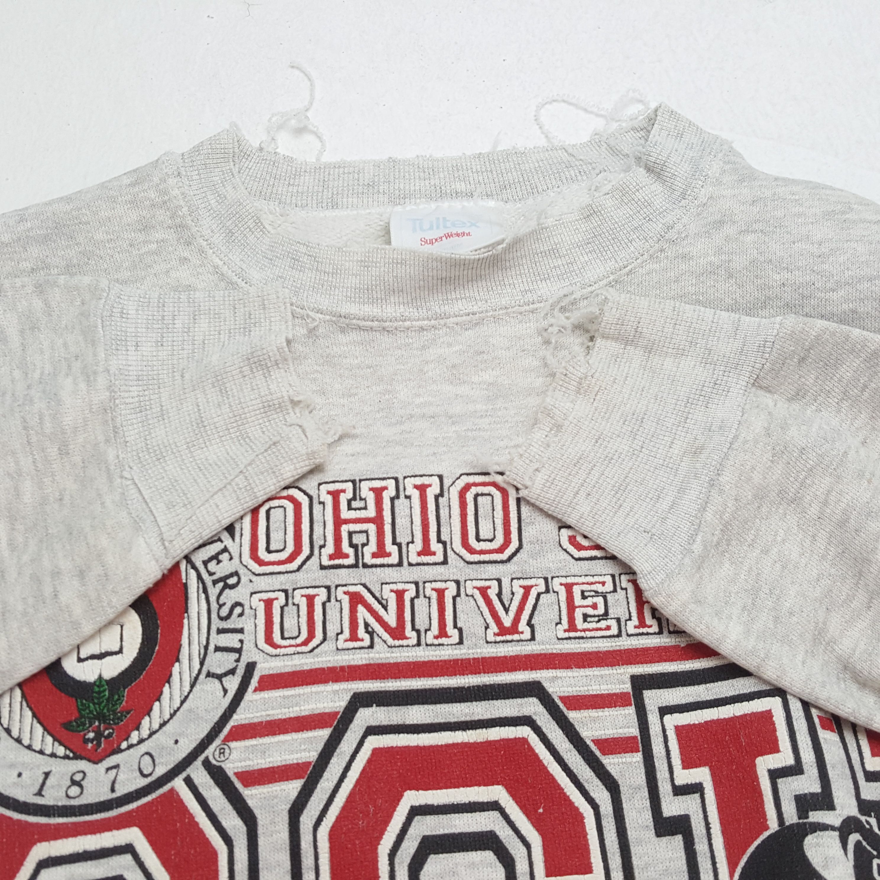 Tultex × Vintage OHIO STATE UNIVERSITY Buckeyes Vintage Sweatshirt Size US S / EU 44-46 / 1 - 7 Thumbnail