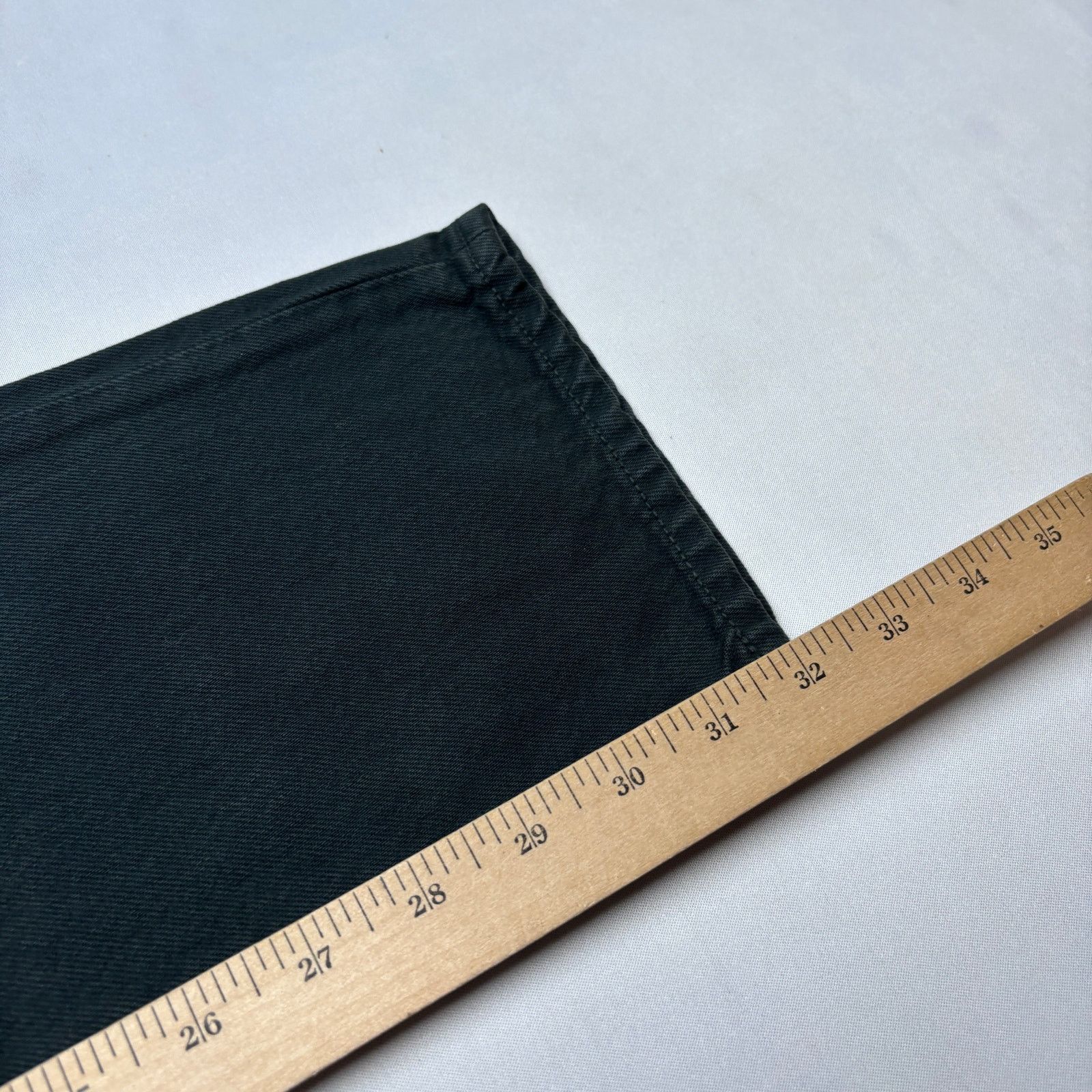 Sid Mashburn $195 Sid Mashburn Straight Leg Jeans Men's 33x32 Black Denim Size US 33 - 8 Thumbnail