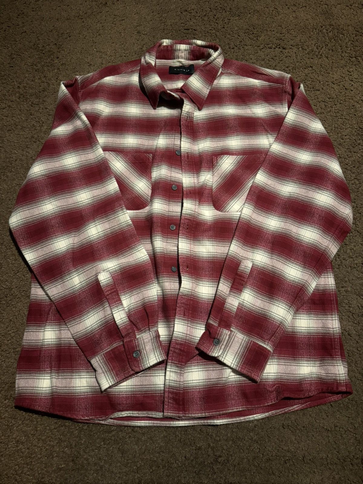 Richie Le Collection Premium Brushed Flannel Deep Red