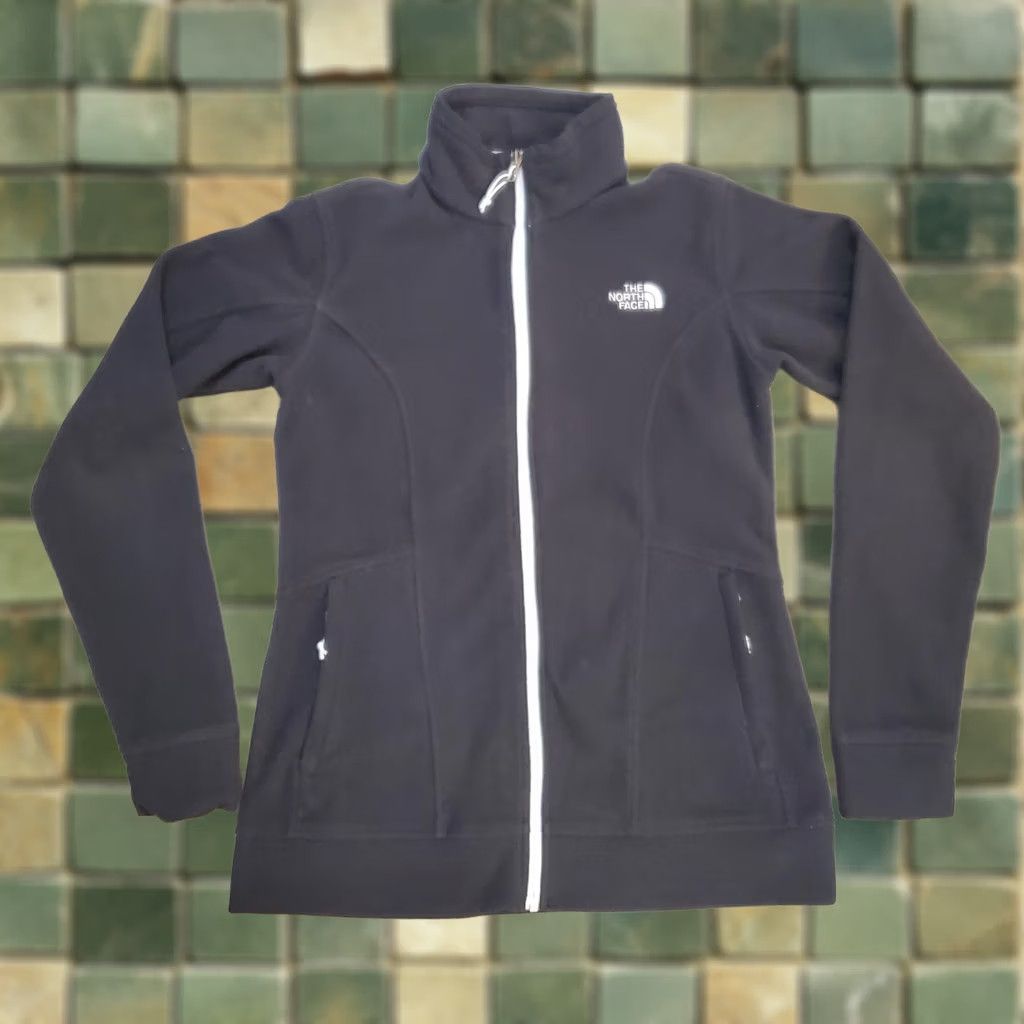 The North Face The North Face Jacket Womens Size M Black Fleece Full Zip Pockets Embroidered Logo Gorpcore Style Classic Outdoor Exhibition Size M / US 6-8 / IT 42-44 - 1 Thumbnail