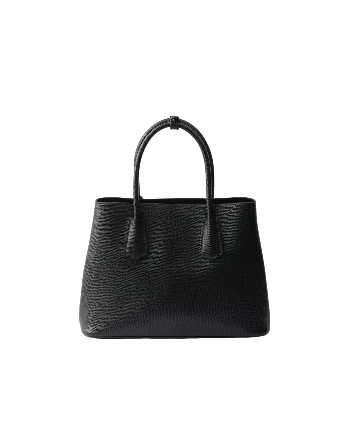 Prada PRADA Med Double Saffiano Black Top Handle Bag New Size ONE SIZE - 3 Thumbnail