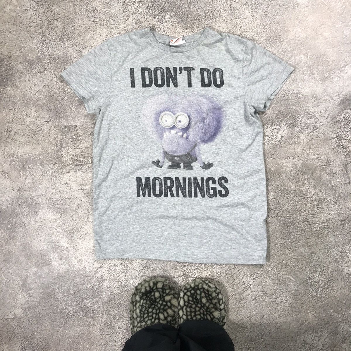 Vintage VINTAGE Y2K ADULT I DONT DO MORNINGS FUNNY TEE Size US M / EU 48-50 / 2 - 1 Thumbnail