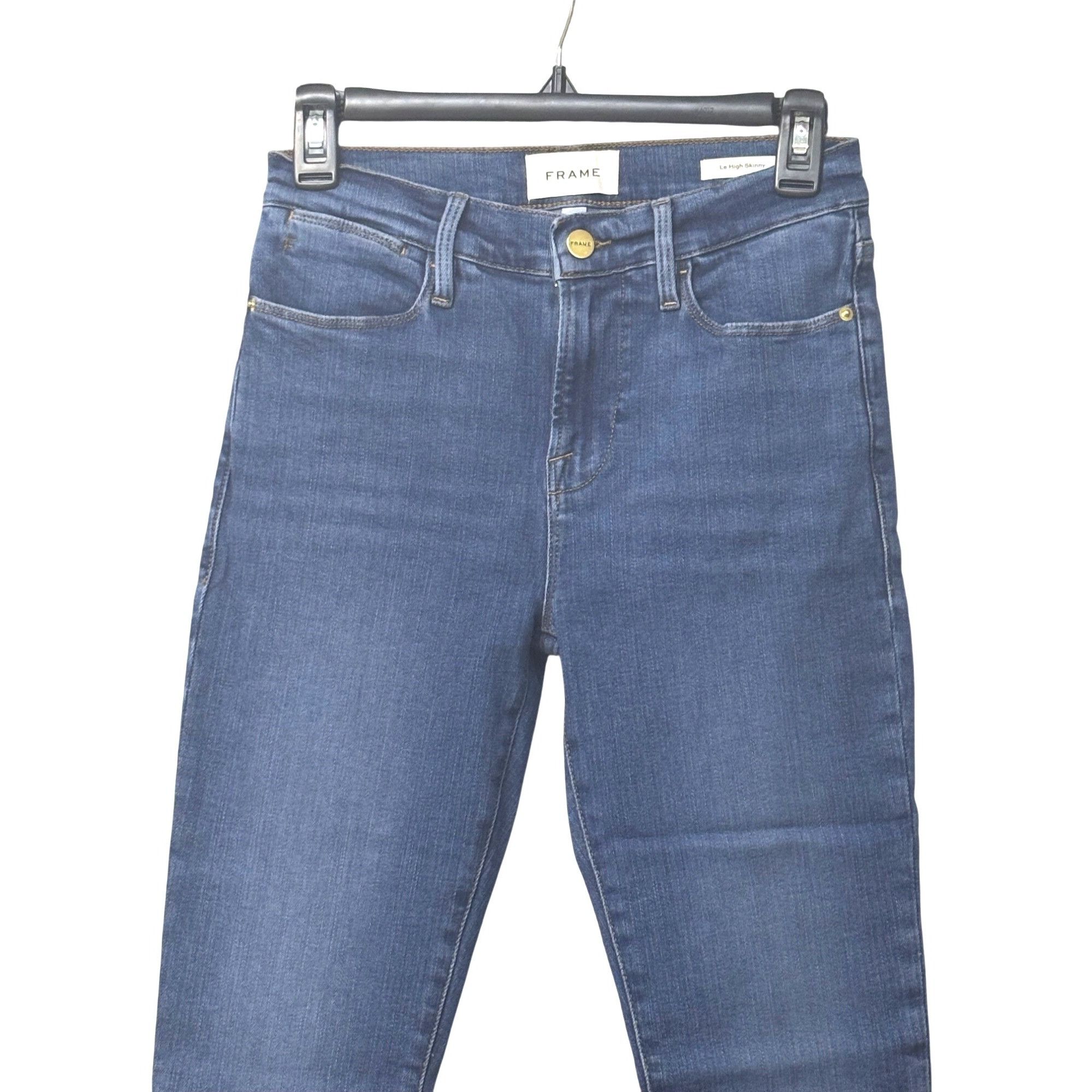 Frame FRAME Le High Skinny Jeans in Dublin Wash, Size 26 Size 26" / US 2 / IT 38 - 4 Thumbnail