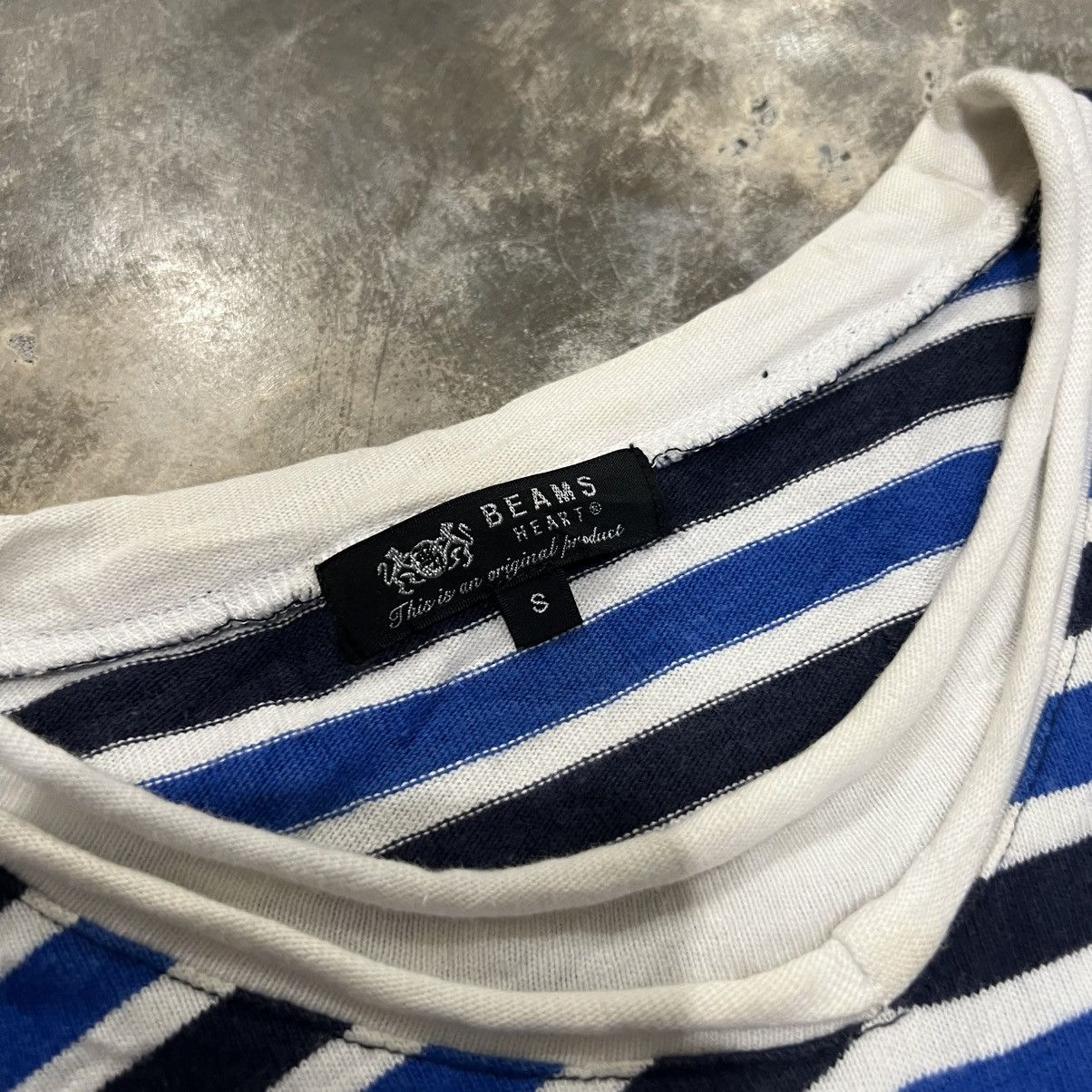Beams Japan Beams Kurt Cobain Style Stripe Long Sleeve Shirt Size US S / EU 44-46 / 1 - 3 Thumbnail