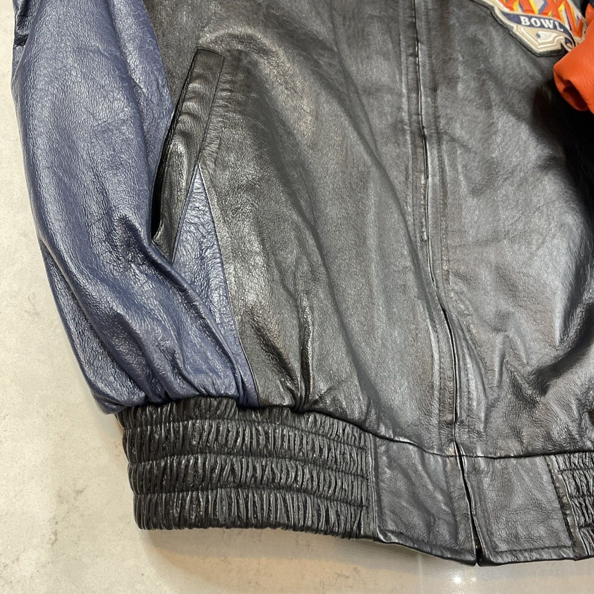 Vintage G III Carl Banks Super Bowl XXXV Leather Jacket XL Tampa FL Size US XXL / EU 58 / 5 - 10 Thumbnail