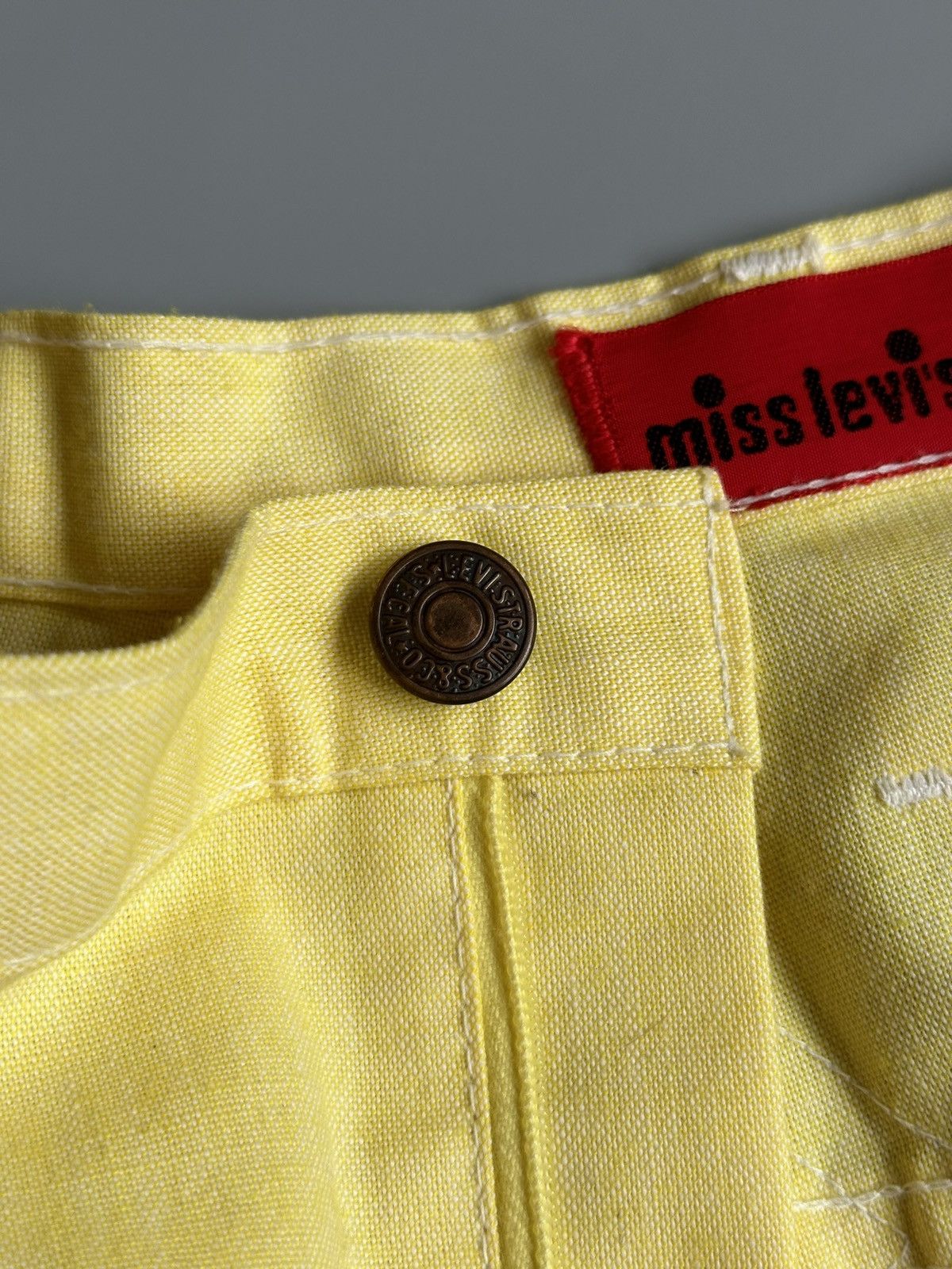 Levi's Vintage Clothing 70s Miss Levi’s Big E Front Seam Slight Flare Pants Size 29 Size 29" - 11 Thumbnail