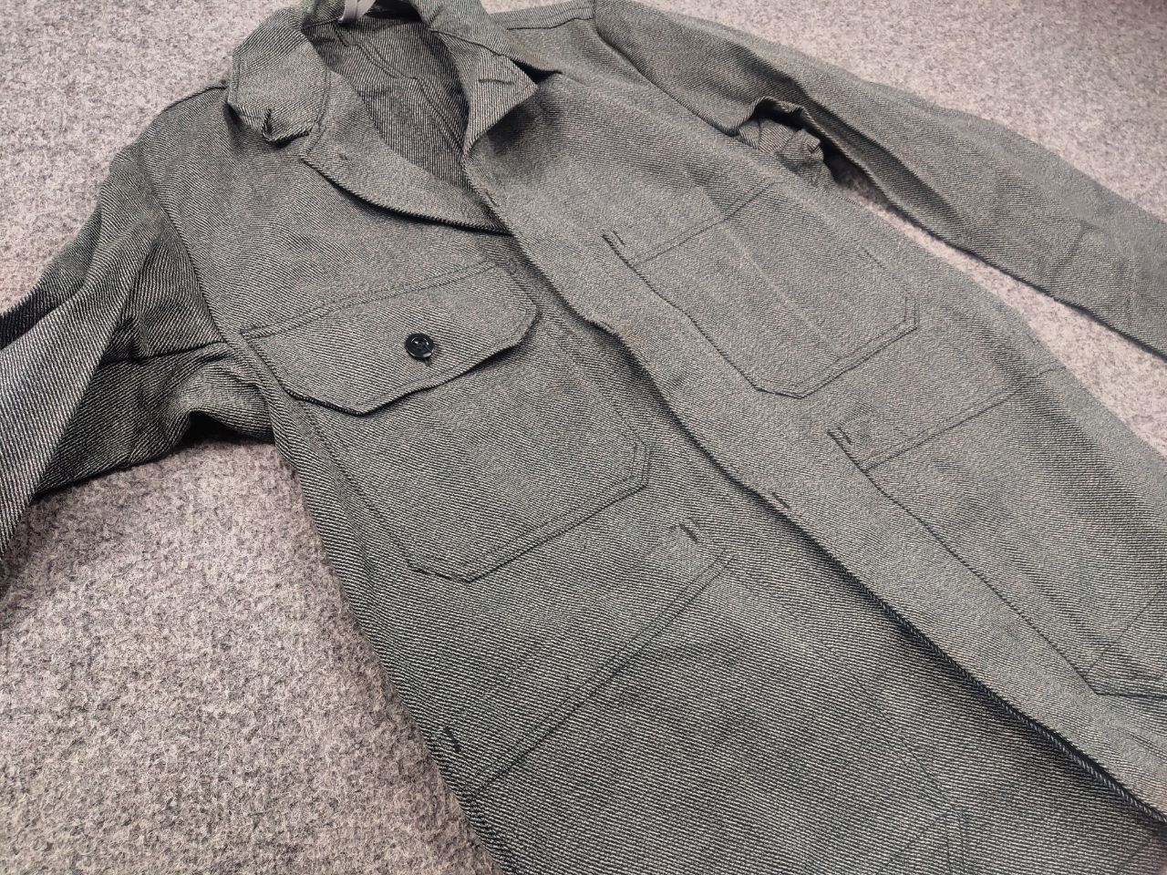 Vintage Vintage Wullehus Marsum Sanfor Swiss Chore Workwear Jacket Size US M / EU 48-50 / 2 - 9 Thumbnail