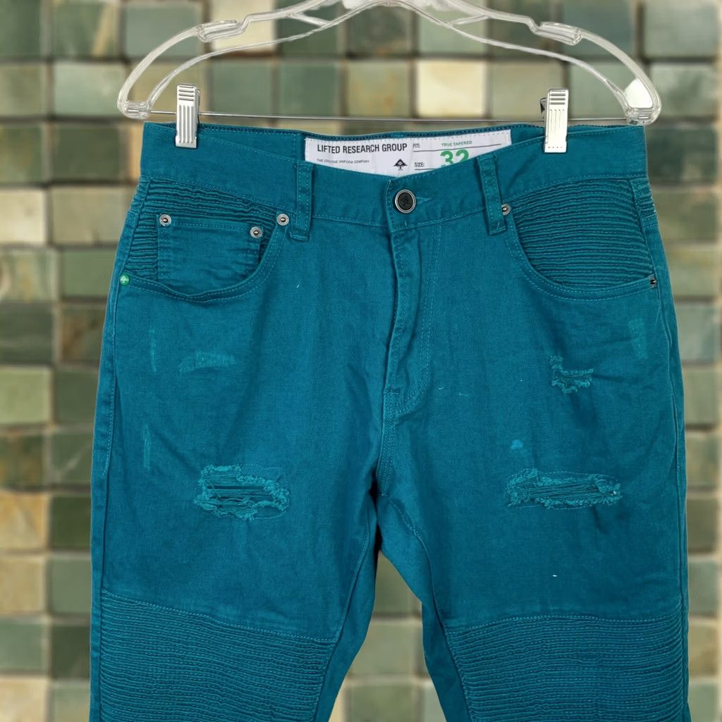 Vintage LGR Ocean Blue Teal True Tapered Jeans Size 32 Mens Regular 31in Inseam Size US 32 / EU 48 - 1 Thumbnail