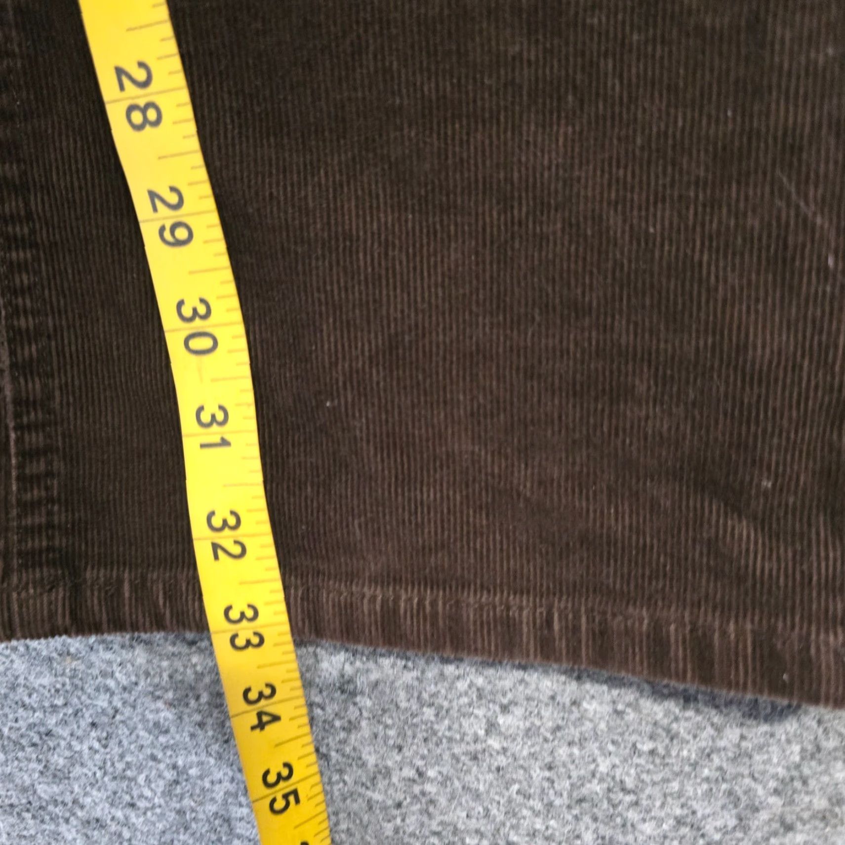 J.Crew J.CREW Pants Womens Size 28 Brown Corduroy Favorite Fit Slim Straight Capsule Size 28" / US 6 / IT 42 - 7 Thumbnail